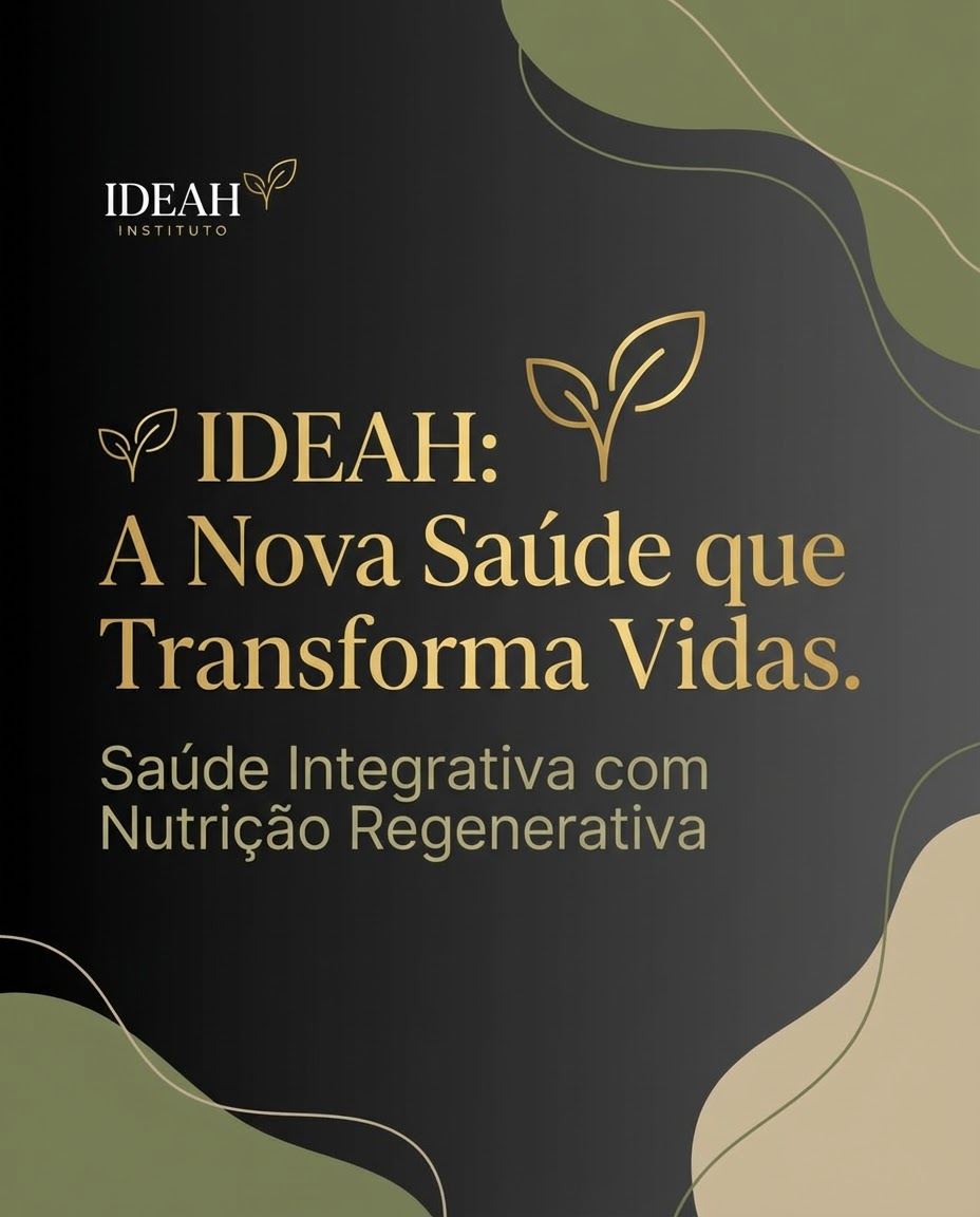 🌱 Sinta a profunda transformação na sua jornada de saúde! No IDEAH, acreditamos que ir além do tratamento é encontrar o equilíbrio vital. ✨
Desenhamos um caminho que une tradição, consciência e regeneração, integrando corpo, mente, emoções e ambiente. Nossa abordagem é baseada em:
🔬 Integralidade: Olhamos para você como um ser único e complexo.
🌿 Nutrição Regenerativa: Sua alimentação se torna sua prática de cura.
🧘♀️ Práticas Integrativas: Desperte o autocuidado e a renovação interior.
🫂 Humanização: Acolhemos e escutamos ativamente sua história.
Queremos que você transforme desafios em oportunidades, seja protagonista da sua saúde e reconecte-se com a natureza da sua essência. Nosso objetivo é seu bem-estar integral: corpo leve, mente clara e emoções harmonizadas. 💖
Com o IDEAH, sua jornada de regeneração começa agora. Estamos aqui para renovar e transformar a vida de quem convive com doenças crônicas, oferecendo uma nova perspectiva de saúde.
Pronto para iniciar essa transformação? Deixe-nos saber nos comentários o que mais ressoa em você nesta visão de saúde! 👇
#SaudeIntegrativa #NutricaoRegenerativa #BemEstarHolistico #IDEAHTransforma #VidaConsciente #RegeneracaoCelular #DoencasCronicas #Autocuidado #EmpreendedorismoDigital #ProtagonismoDaSaude