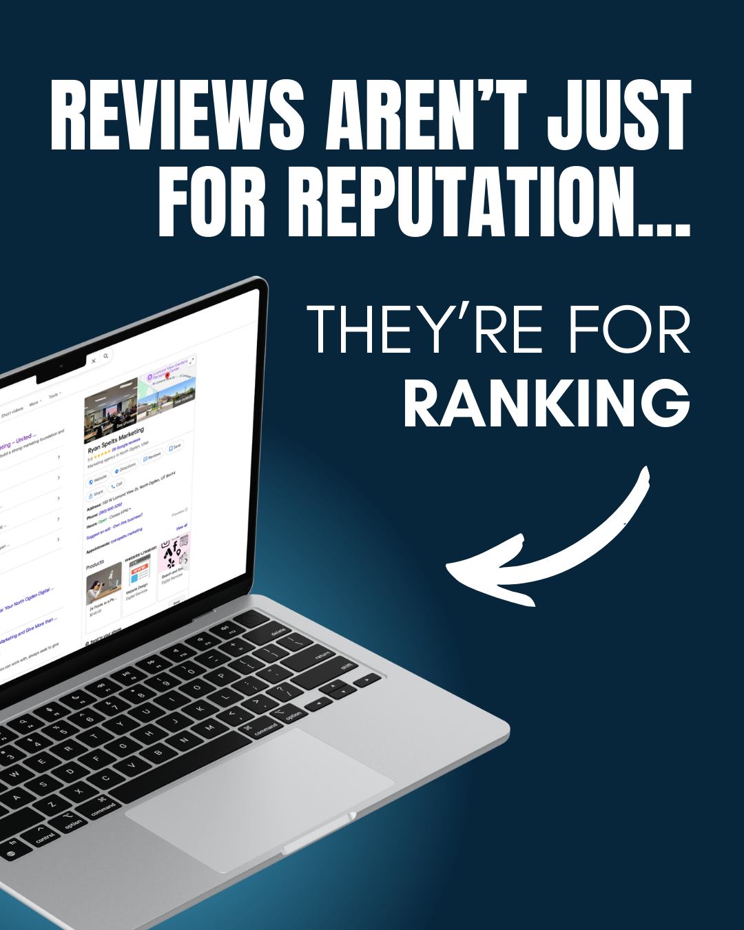 Most businesses are collecting reviews.
We’re engineering them.
Reviews aren’t just about looking credible — they’re one of the strongest local ranking signals on Google.
And no, it’s not just about how many stars you have.
It’s about what your customers are actually saying:
• Services
• Locations
• Specific problems solved
When done strategically, reviews become SEO assets that compound over time.
If your review strategy is “just ask and hope”… we should talk.
#RyanSpeltsMarketing #UtahMarketing #GoogleReviews #GoogleBusinessProfile #LocalSEO