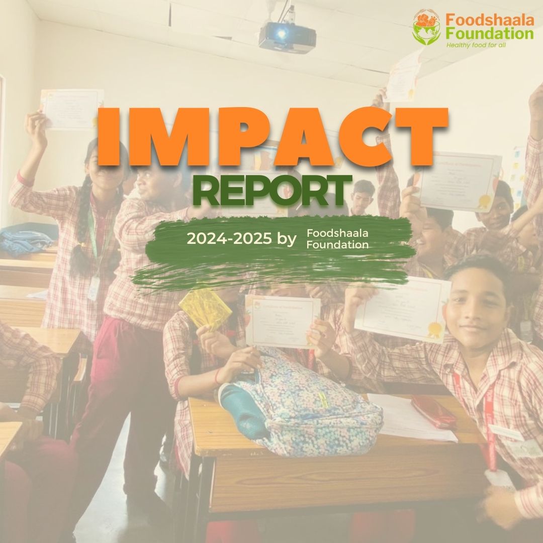 Better late than never! Here are our 2024–25 highlights.
This year, we reached Bihar’s schoolchildren for the first time, delivering fun and interactive nutrition education through our School Nutrition Awareness Program - a milestone we’re incredibly proud of.
We also continued strengthening nutrition literacy among children and families, improving diet diversity, reducing junk food intake, and building healthier habits.
And a special moment for us, a nomination for the Times Now Amazing Indians Awards 2024!
But this is just a snapshot.
Our full Impact Report captures the real stories, numbers, and change we created.
📘 Read the report: www.foodshaala.org
🤝 Follow, Volunteer or Donate to support our mission.