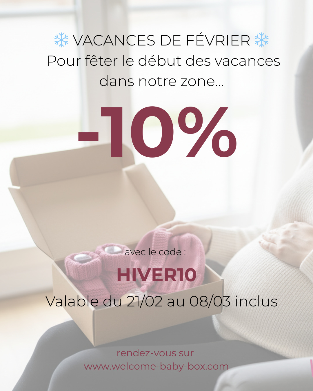 Les vacances de février commencent… et on a décidé de les célébrer avec vous 🤍
Pendant toute la durée des vacances de notre zone, profitez de -10% sur tout le site avec le code :
✨ HIVER10 ✨
C’est le moment idéal pour :
🧶 préparer l’arrivée de bébé
🎁 offrir un coffret naissance
🤍 craquer pour une création faite main
Offre valable du 21 Février au 08 Mars inclus.
Merci de soutenir l’artisanat et le fait main 🤍
#idéecadeau #tricotbebe #cadeaunaissance #vacancesfevrier #creationsartisanales artisanatfrançais