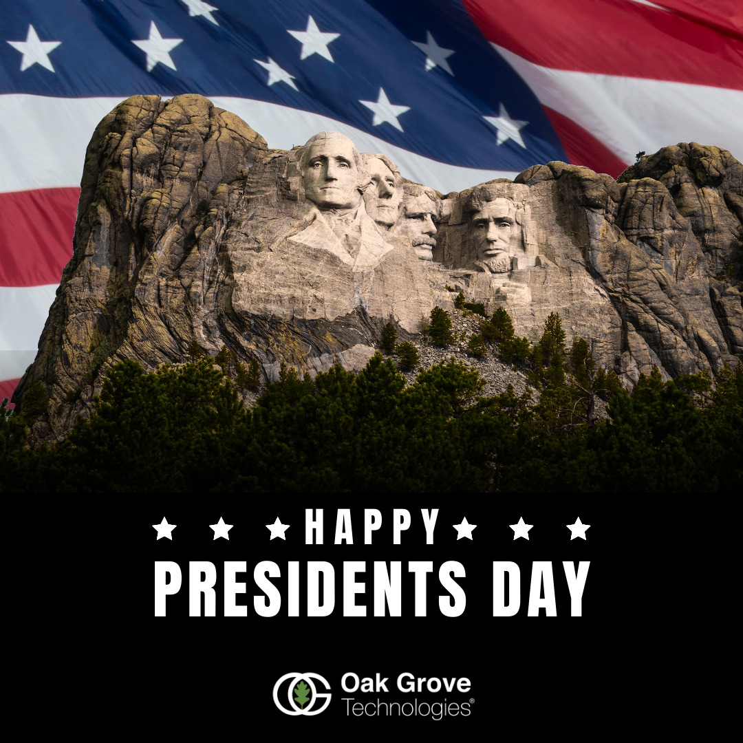 Today we thank and honor all the presidents who have helped make the United States of America the great country it is today.
#OakGroveTechnologies #OurServiceContinues #PresidentsDay #HonoringLeaders #LeadershipMatters