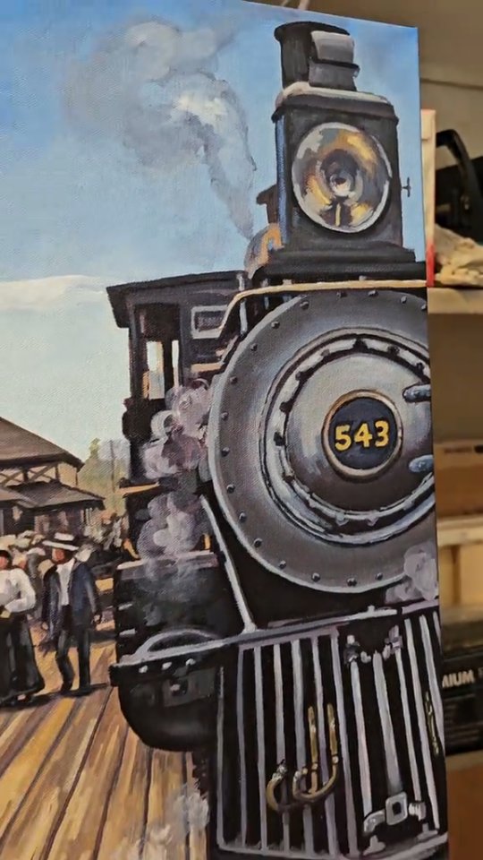 A quick sneak peek! Happy to say this Muskoka Steamships series is complete and approved by @muskokasteamships_dc 🙌
It was an amazing journey and I'll be sure to share more details in the coming weeks but for now I must get back to the studio to tend to more paintings on the go 👩🎨
Loving this artist journey - always learning and growing with surprises around every corner. All I know for sure is you must jump and be willing to fall to see if you can fly ✨️