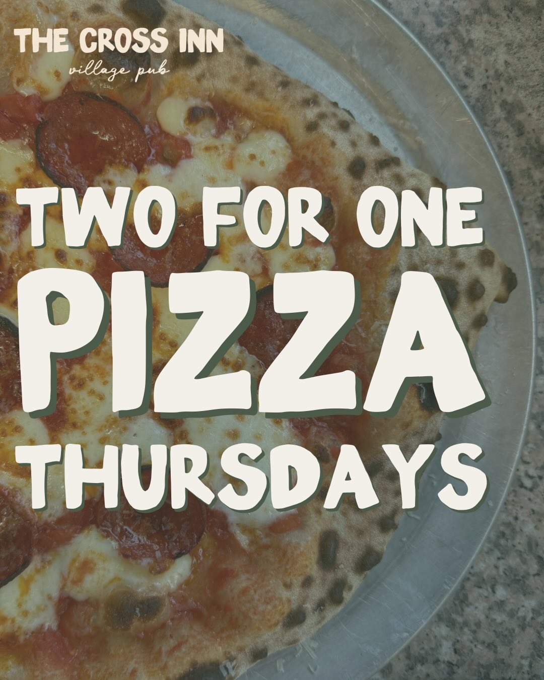 🍕PIZZA THURSDAYS just got better!
Eat in or takeaway 👏🏻🍕