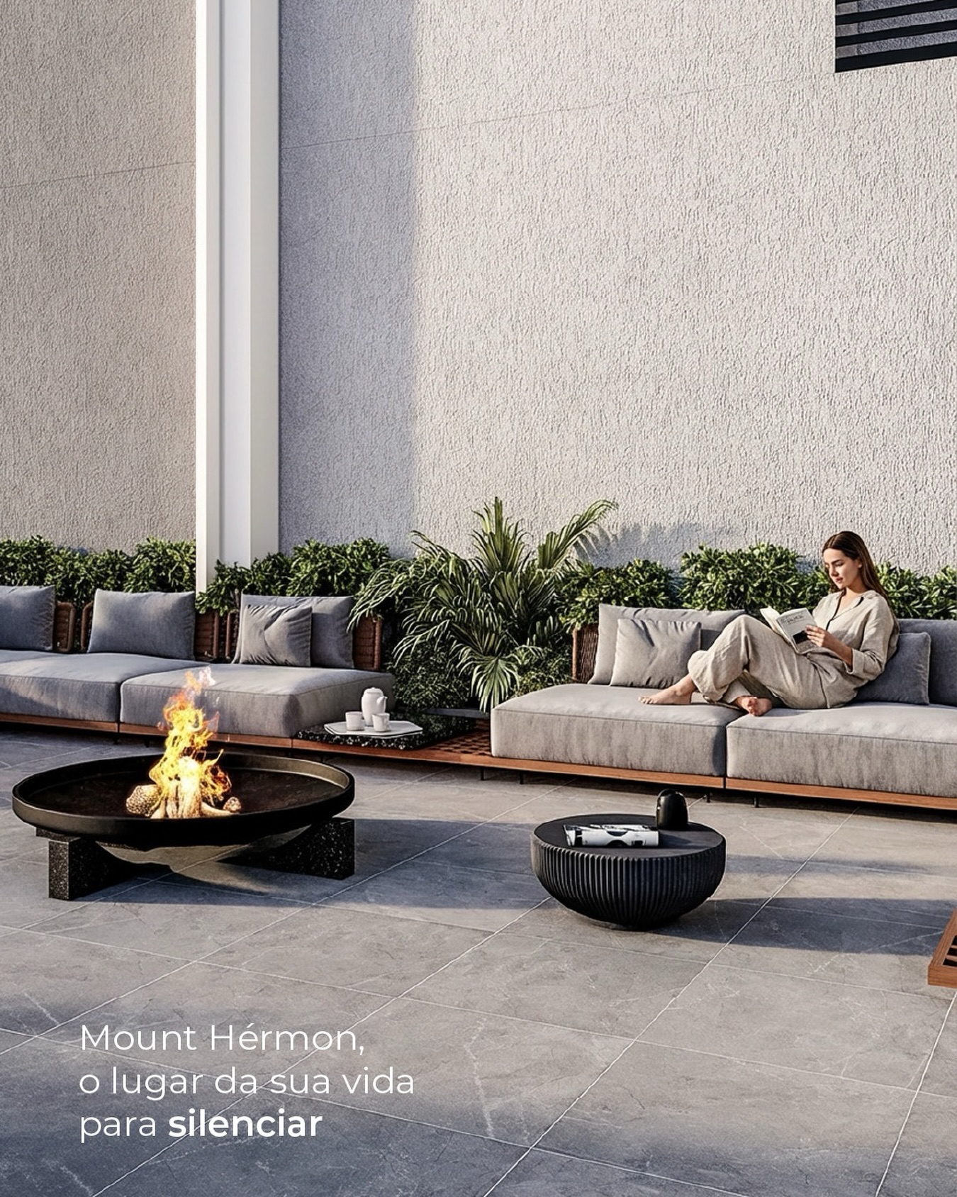 Em um mundo de excessos, o verdadeiro luxo é encontrar tempo para si.
No Mount Hérmon, os espaços de lazer também convidam à pausa — com ambientes que acolhem o silêncio, o conforto e o bem-estar de quem sabe que presença vale mais do que pressa.
Desacelerar é uma escolha. E aqui, ela ganha lugar.