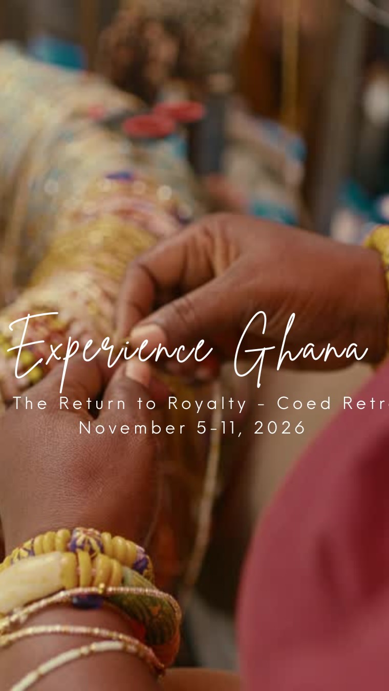 Step into a journey of culture, history, and wellness in Ghana. 🌍✨
‘The Return to Royalty’ invites purpose-driven individuals to experience the richness of Ghanaian heritage, luxury wellness, and connection across 7 unforgettable days.
🗓 Dates: Nov 5–11, 2026
#UtopiaGhana #ReturnToRoyalty #LuxuryWellness #CulturalImmersion