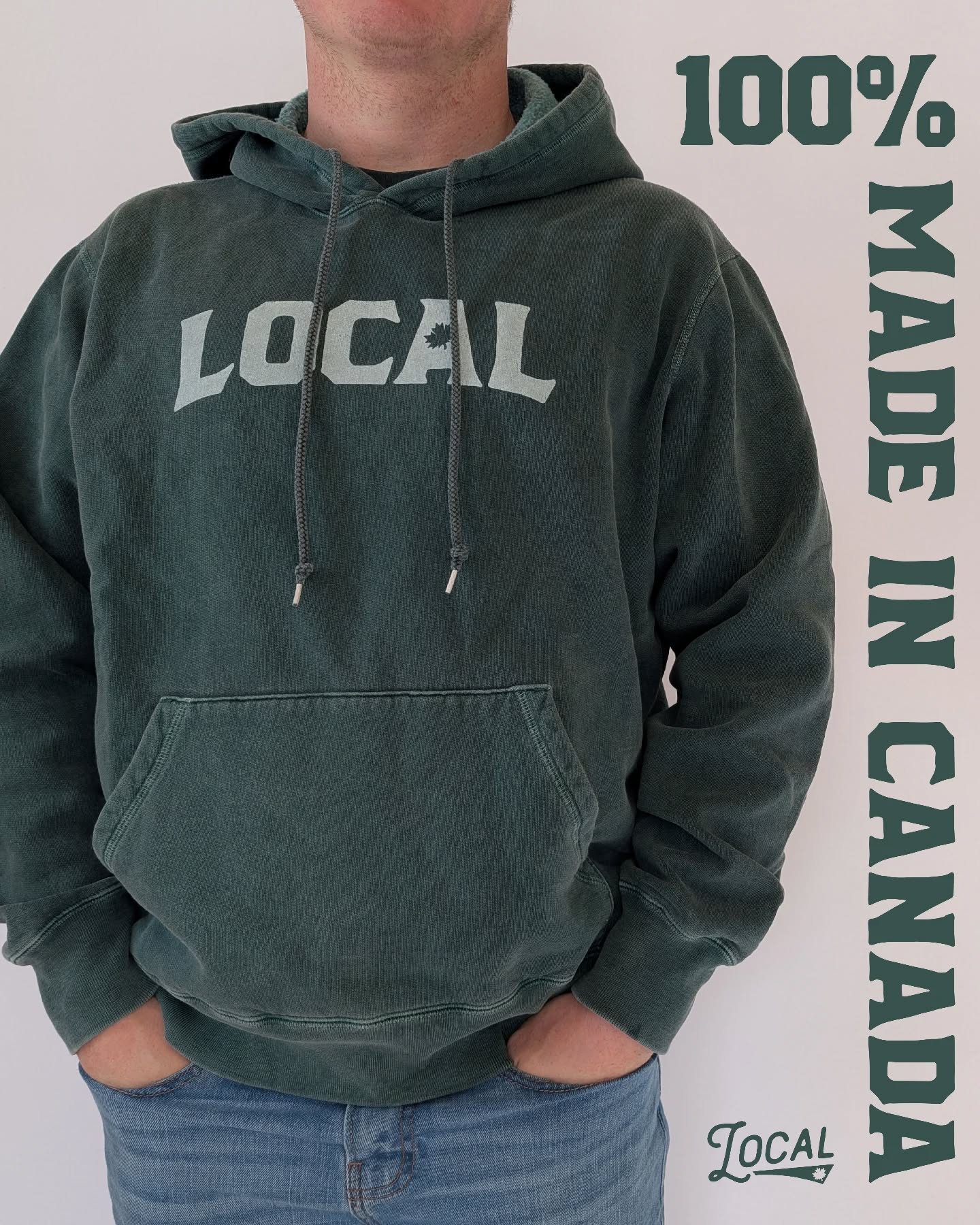 The classic Local hoodie is an instant favourite! #madeincanada #keepitlocal