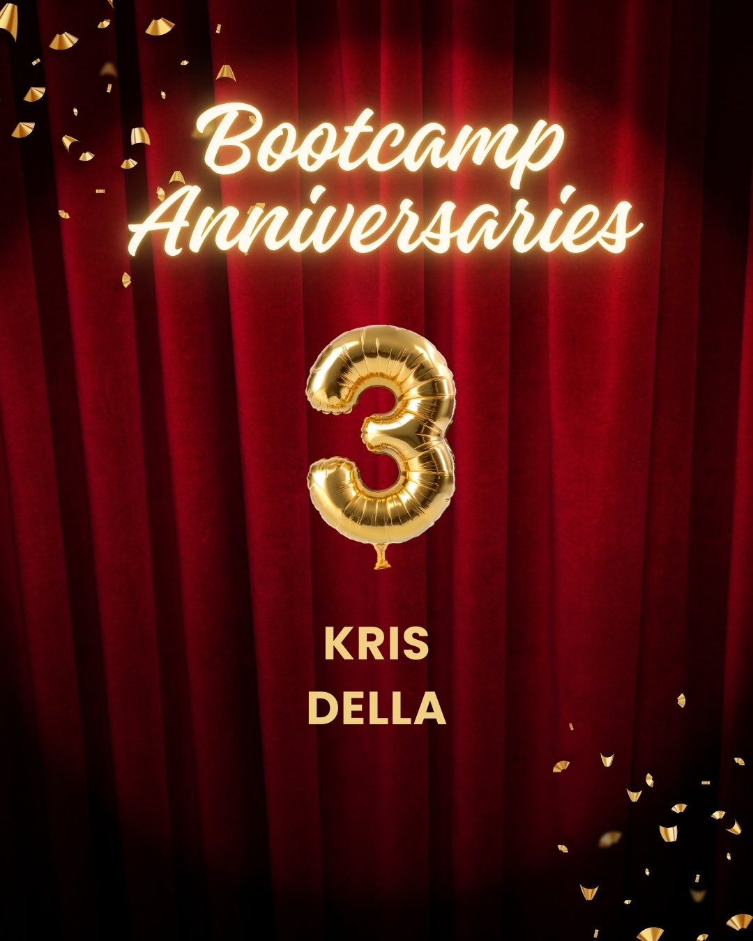 Get Up + Go Bootcamps turns 3️⃣ later this week, but right now we want to celebrate the members who are celebrating their 1st, 2nd and 3rd Bootcamp birthdays this February! 🥳🥳🥳🥳
Extra special shout out to Kris & Della, our absolute OG’s who attended our very first session back in 2023 when we only had about 5 people in the class, 3 sessions on offer each week, and some dumbbells in the back of our Ford Fiesta 😅
They have been so dedicated, loyal, and hard working year in year out and we couldn’t be more proud to still be coaching them 3 years on 🥰 we love you guys!
Congrats to all who are hitting a Bootcamp milestone this month 😊🙌