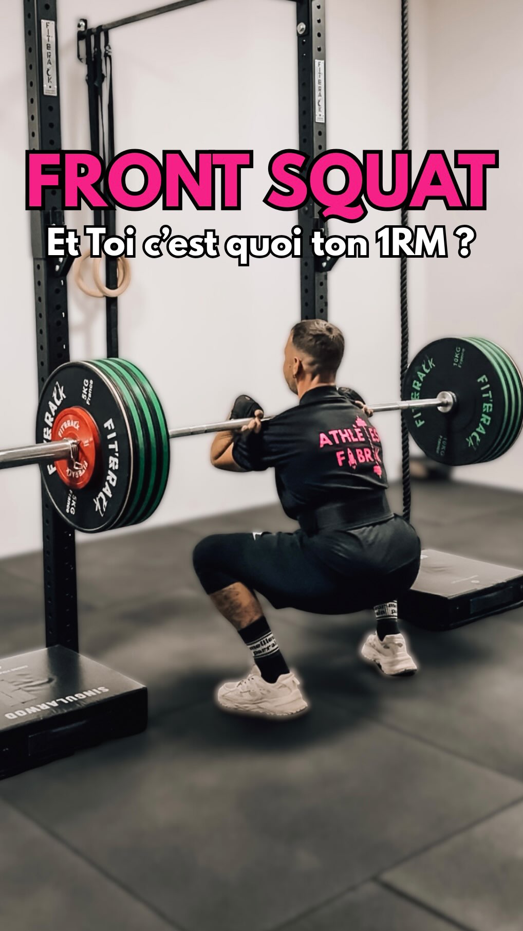 Et toi c’est quoi ton 1RM au Front Squat ?
Tous les jeudi à 19h c’est P&B chez Athlètes Fabrik 💪🏻
Qu’est ce que c’est ?
➡️ Power lifting & Body building
Vous l’aurez compris lors de ce cours on vous rend plus fort !!
Chaque semaine un mouvement, on se teste sur une répétition max de charge et on termine par de l’hypertrophie
La semaine dernière c’était Front squat, toi aussi tu veux être plus fort pour augmenter tes barres et performer sur tes WOD ?
On t’attend, alors réserve ta séance 😉
#nicecotedazur #powerliftingnice #salledesportnice #coachingsportif #courscollectifnice
