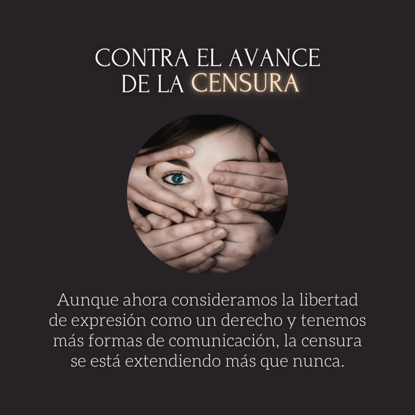 Nuevo artículo sobre la evolución de la censura hasta la actualidad y cómo podemos combatirla. ⛔ Os dejamos un enlace directo al blog en las historias destacadas.