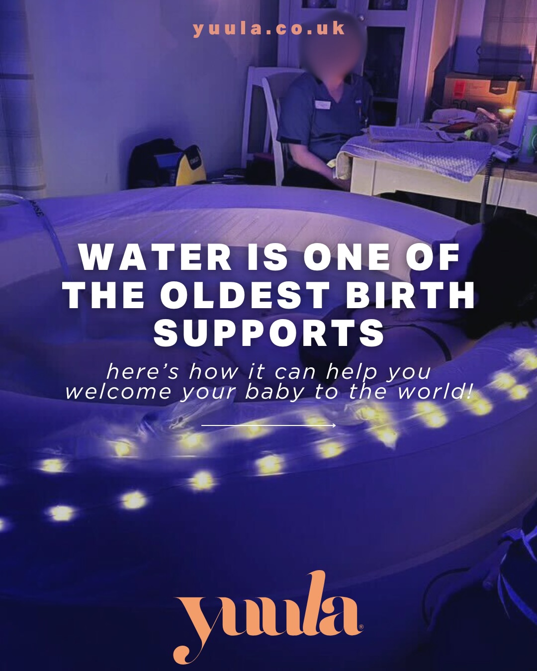 Water has supported birth for generations because it works with the body.
Warm immersion can soften tension, encourage movement, and help contractions feel more manageable, which creates a calmer, more grounded environment for labour.
If you’re considering a water birth, having the right pool helps you create that space in the comfort of your own home.
Birth pool hire is available through Yuula whenever you’re ready to explore your options.
And it’s now without limits, available across the UK!