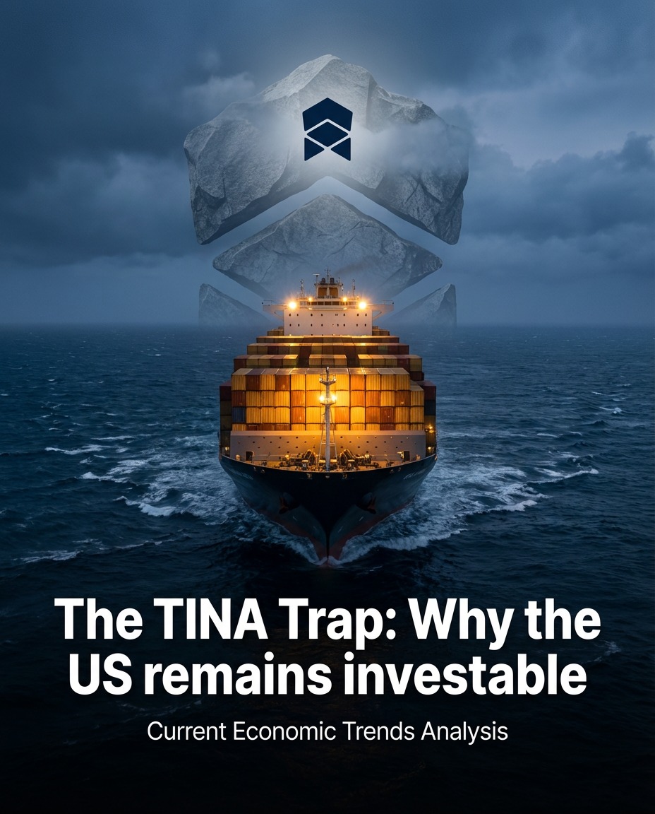 Ever heard of the "TINA" trap? ๐ค
There Is No Alternative โ that's what investors say about the US market, even when political storms are brewing.
Despite the headlines and uncertainty, the US remains the go-to destination for global capital. Why? Deep liquidity, innovation powerhouses, and a track record that's hard to beat.
But is this dominance sustainable, or are we missing opportunities elsewhere?
What's your take โ is TINA still valid, or is it time to look beyond? ๐ญ
#Investing #GlobalMarkets #TINA #EconomicInsights #FinancialLiteracy
#Investing #GlobalMarkets #TINA #EconomicInsights #FinancialLiteracy