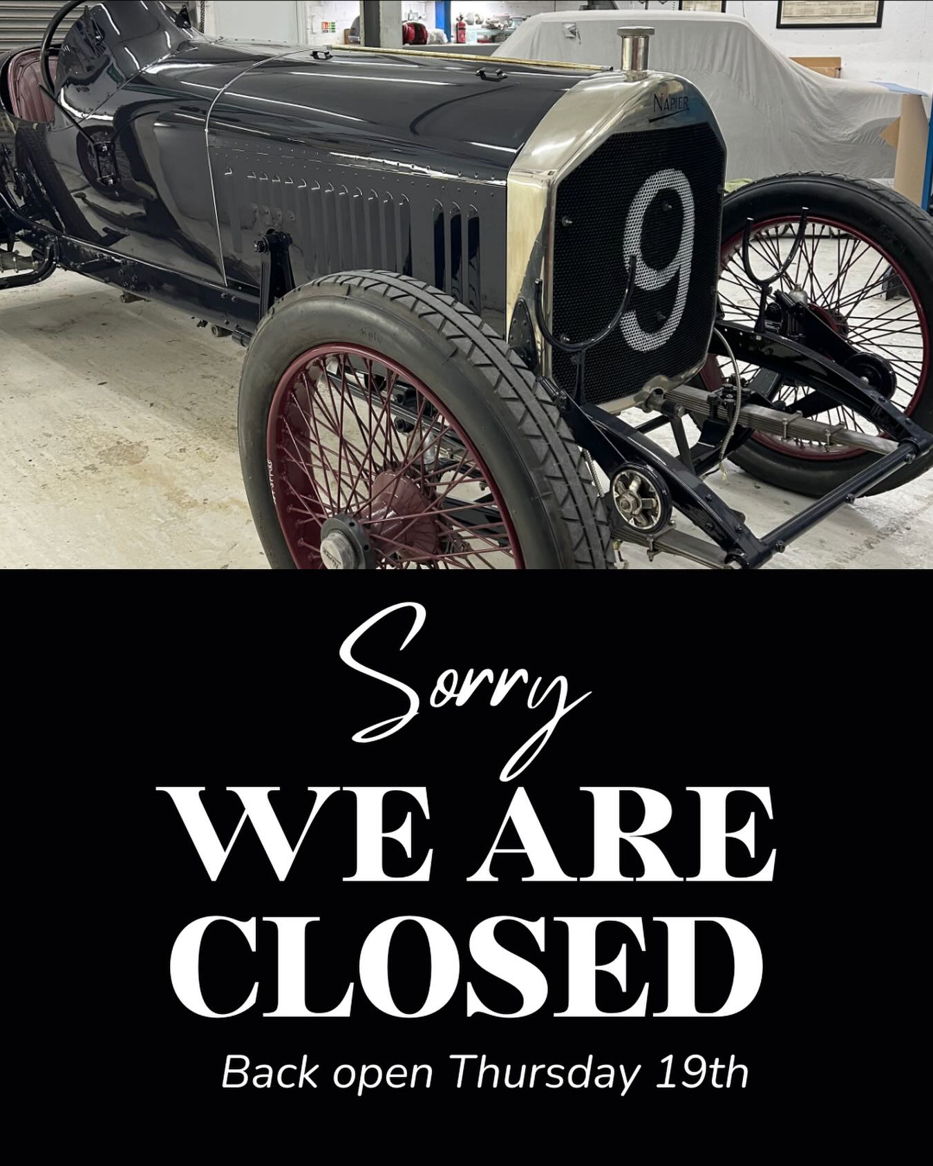 Due to unforeseen circumstances we are closed. We will re-open on Thursday 19th February.
We apologise for any inconvenience
.
#classiccars #restoration #vintagecars