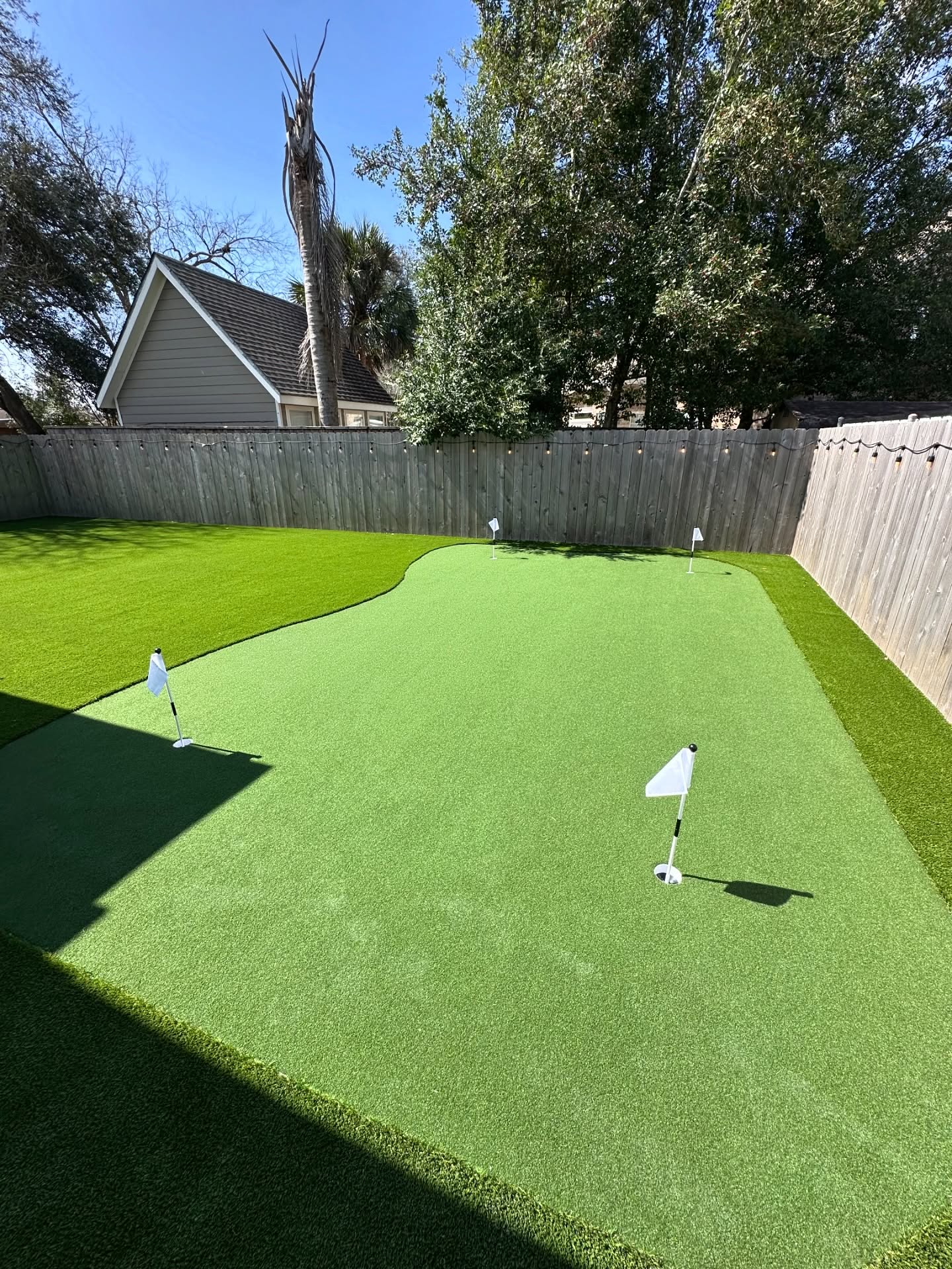 Another hole in one kind of job was just completed! ⛳️ If you want to amp up your backyard putt putt game, CALL/TEXT CHASE (504)343-3938
#puttputt
#turf
#artificalturf
#checkitout
