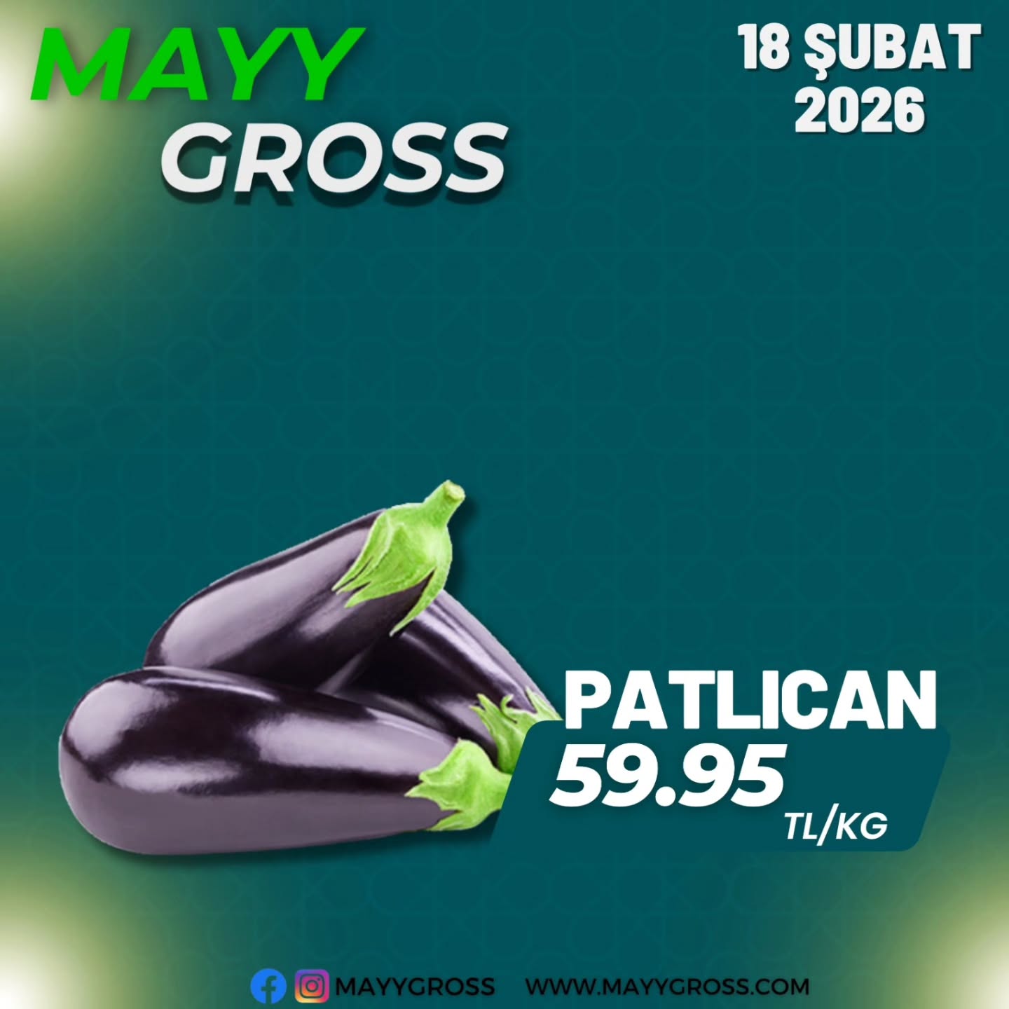 18 ŞUBAT 2026
Kalite ve uygun fiyat kampanyamızla sizleri bekliyoruz.
Tazeliğin ve avantajlı alışverişin adresi MAYY GROSS’a davetlisiniz.
#kırşehir #kaman #manav #mucur#takipçi