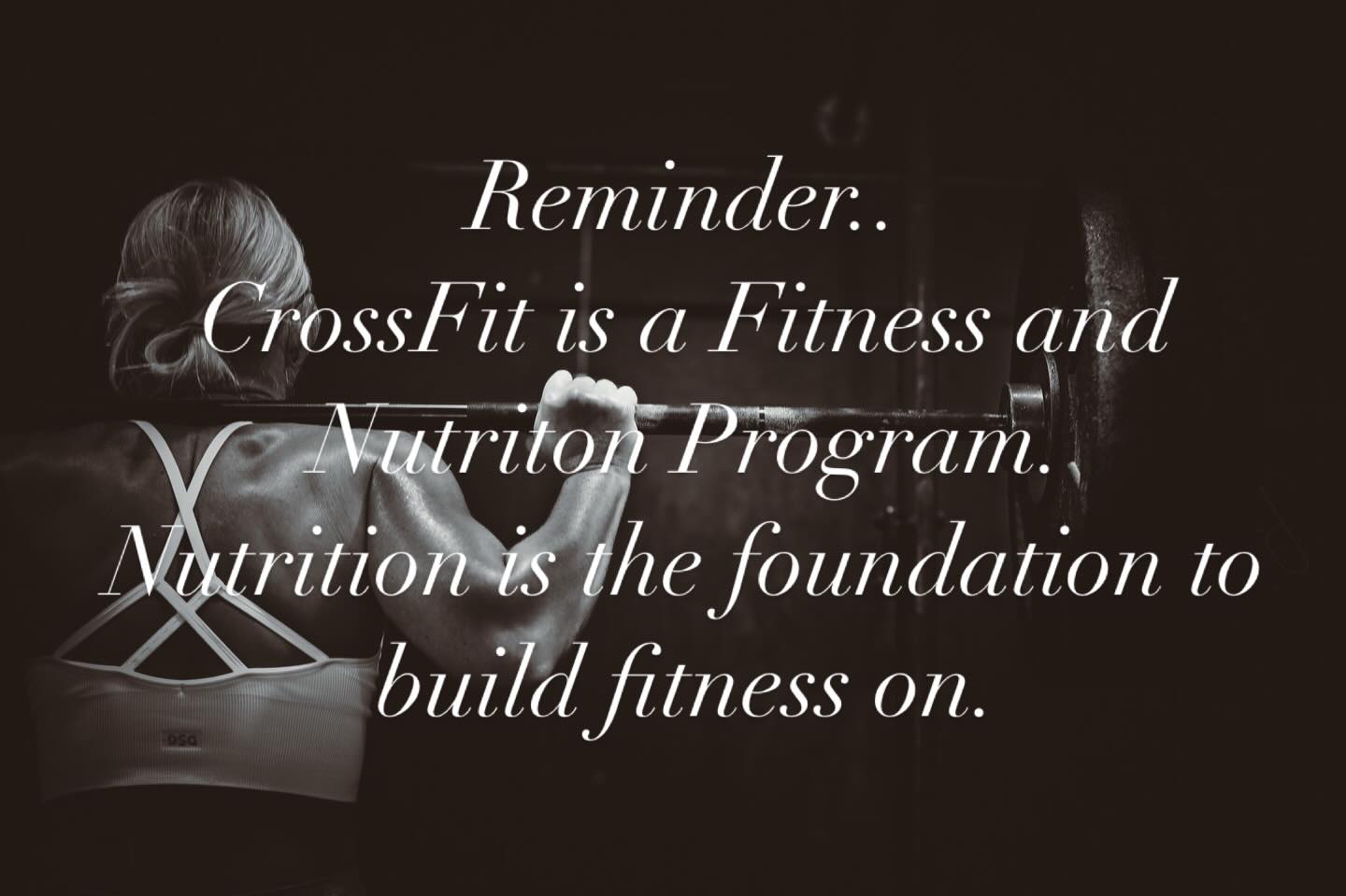 Functional Fitness should be paired with Functional Nutrition.
What are your nutrition struggles? What do you need to know more of?
#crossfit #nutrition #training #functional #youcantoutworkabaddiet