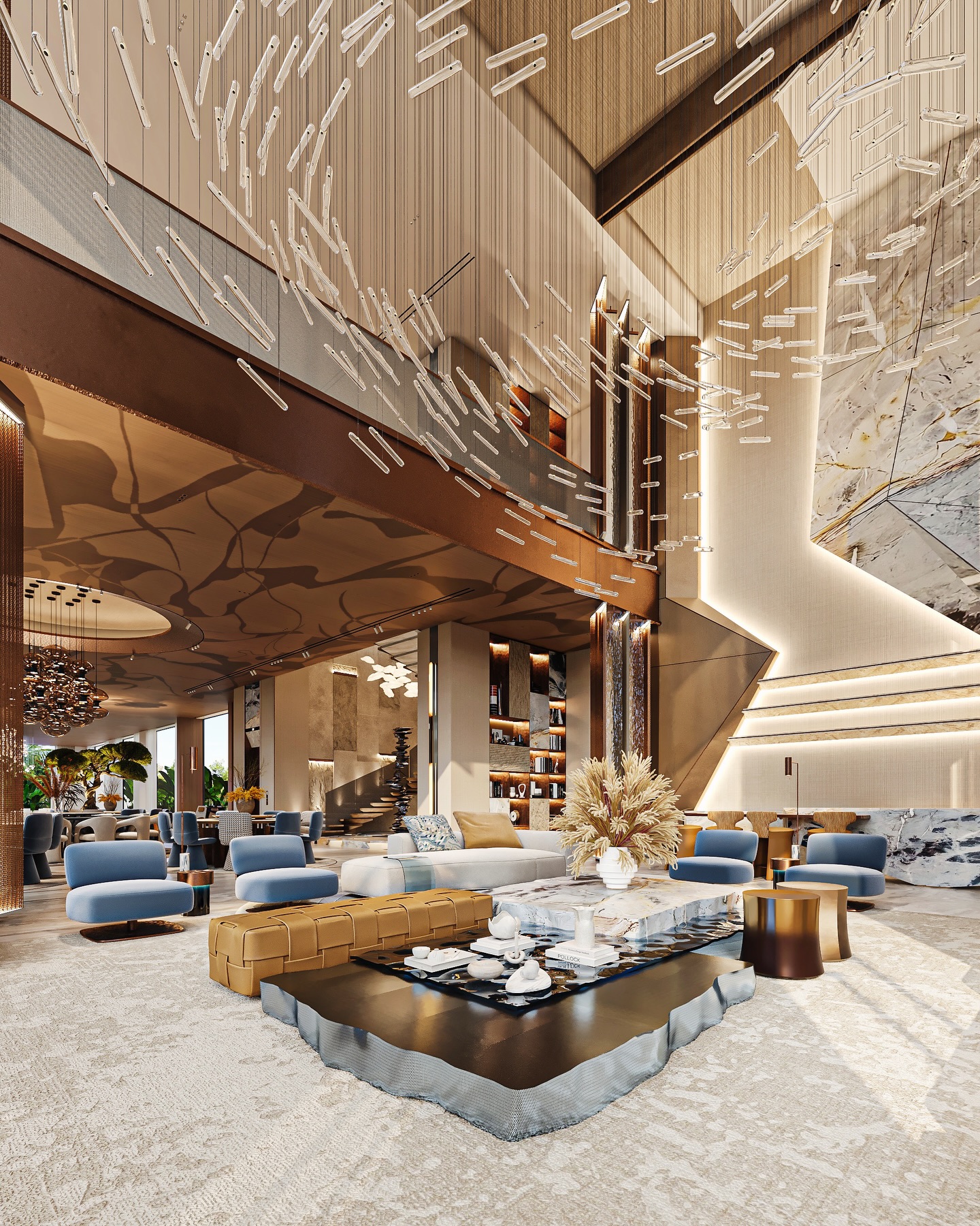 Riyadh, reimagined.
Bold tones, layered textures, and a seamless flow between walls and ceilings, everything connected, everything intentional. We brought exterior stone inside to blur the boundary between outside and in, creating a space that feels powerful yet warm.
Natural marble, brushed metals, soft curves, and sculptural lighting come together in one continuous statement. No breaks. No compromises. Just design that speaks for itself.
Designed in Riyadh, crafted with attitude. 🖤✨
#MaroonArchitects #RiyadhDesign #Luxury #saudi #Design