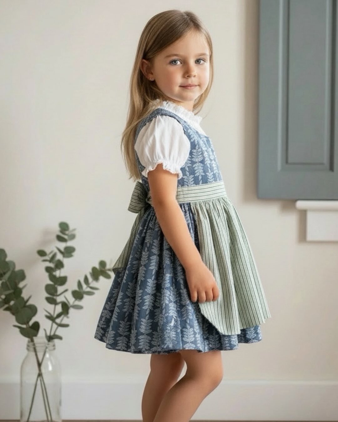 Este modelo que os enseñamos hoy es el modelo Alpino y la camisa que lleva por debajo es la camisa Lola.