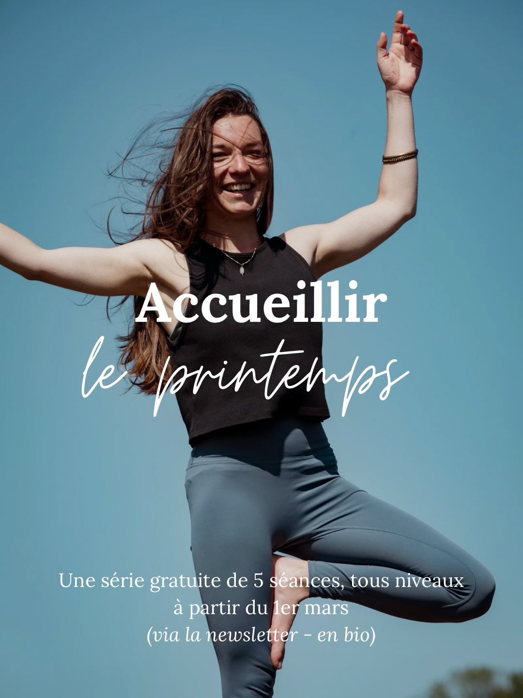 Mars arrive et sent bon le printemps 🌸
Voici de quoi l’accueillir,
Simplement, consciemment, au présent, sans se presser.
Une série gratuite de 5 séances (tous niveaux) sur YouTube, pour faire la transition vers cette nouvelle saison 🌱
✨ Poser les fondations
✨ Arroser nos projets
✨ S’apporter de la vitalité
✨ Rayonner de nos plus belles couleurs
✨ Et se rappeler la joie d’être vivant
20 minutes, chaque dimanche de mars.
Parce que même un peu, ça change tout!
Ça commence le 1/03.
Rejoins-nous via la newsletter (lien en bio) 🔥
#yogafrance #yogaenligne #yogapourtous