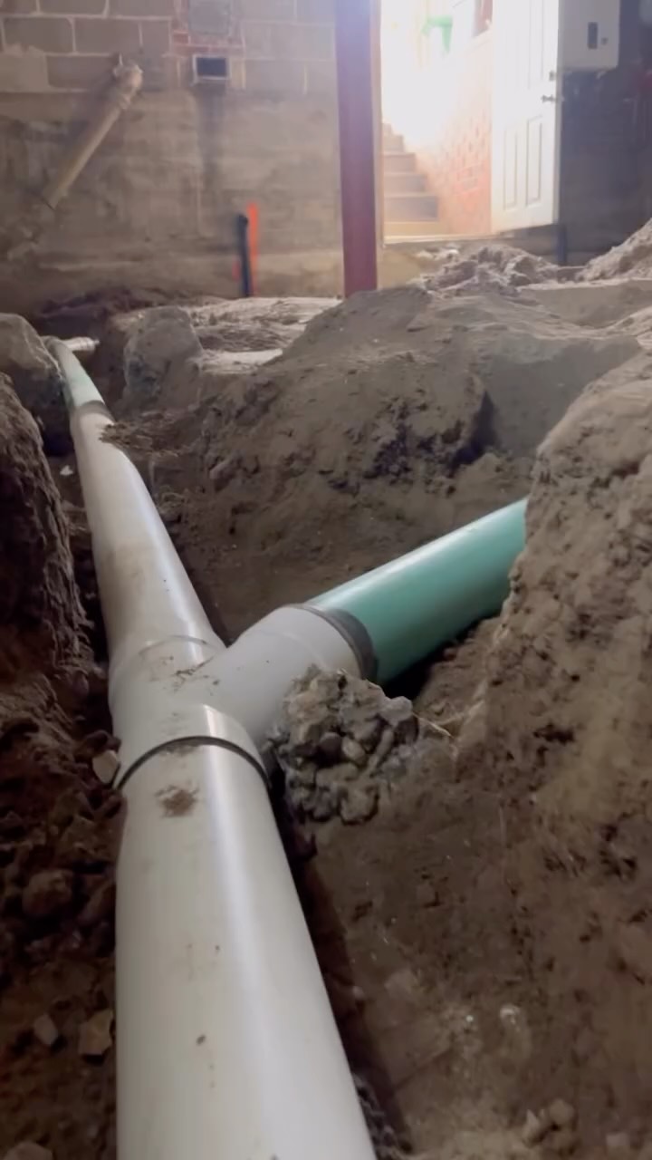 Some of our plumbing roughin work for a new Triplex project!! City approved ✅ #toronto #contractor #renovation #plumbinglife👷 #plumbing