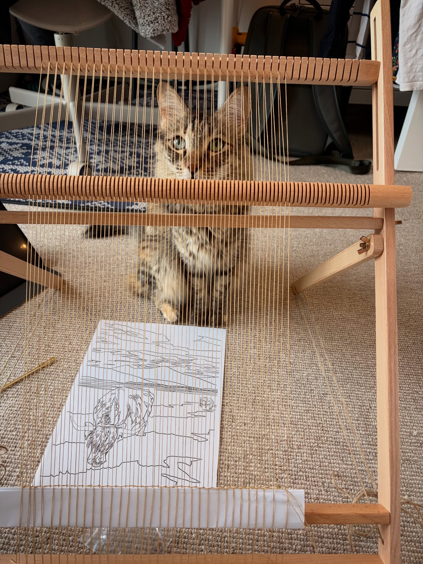 Of new techniques and studio cats.
#MerakiByHand #Craftsmanship #SlowMade #MakersGonnaMake #NafisaNandiniCrishna