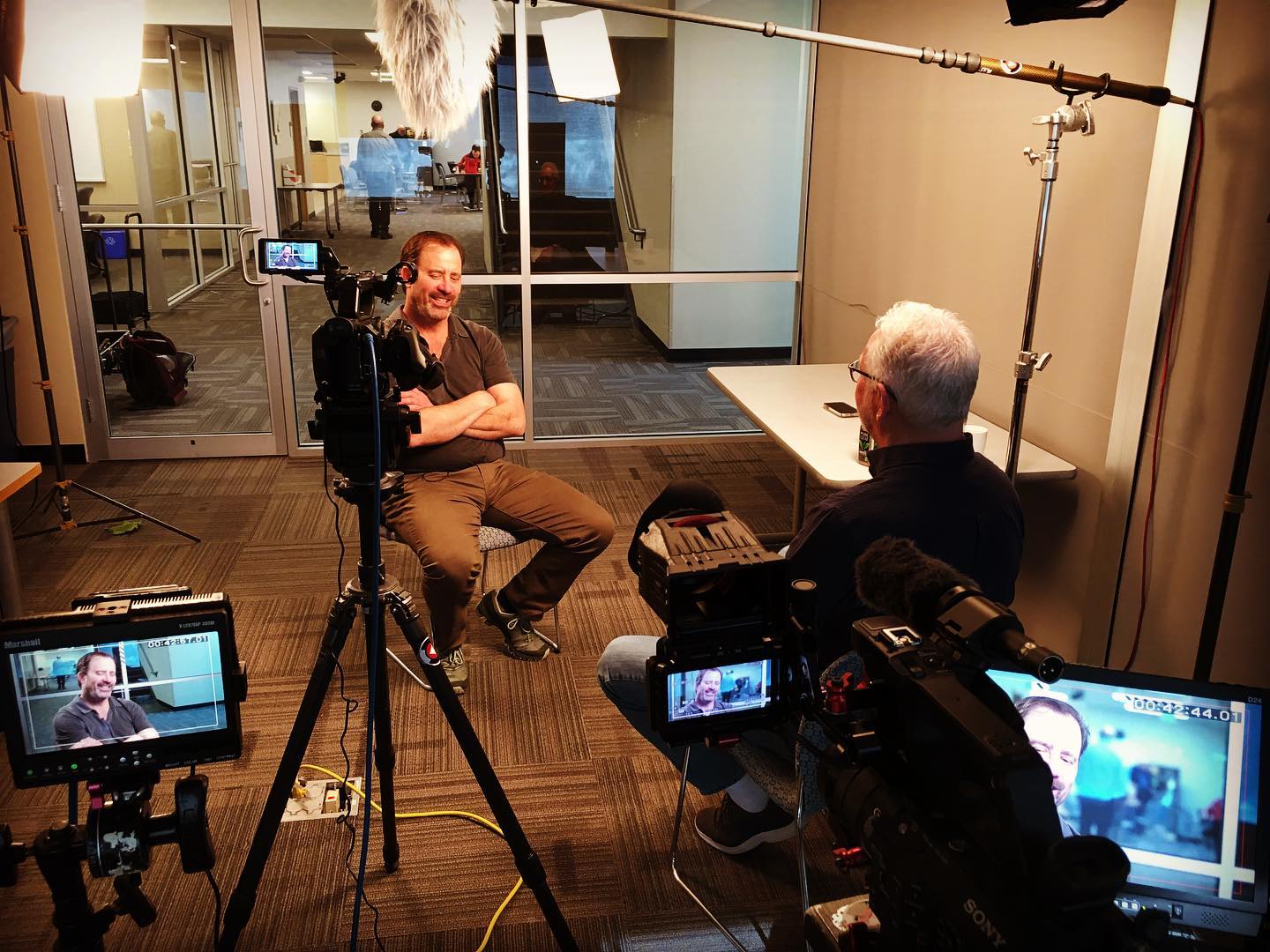 Big day with the SCORE folks.