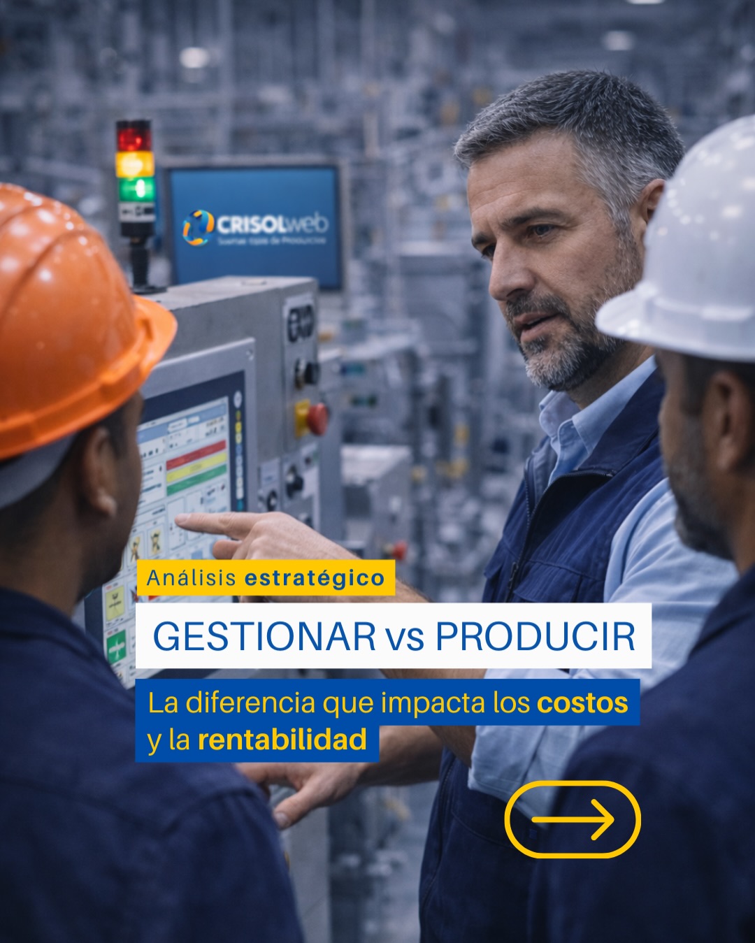 👉 ¿Tu planta está siendo gestionada… o simplemente está funcionando?
¡Hablemos!
#GestiónIndustrial
#LiderazgoEmpresarial
#EficienciaOperativa
#CrisolWeb