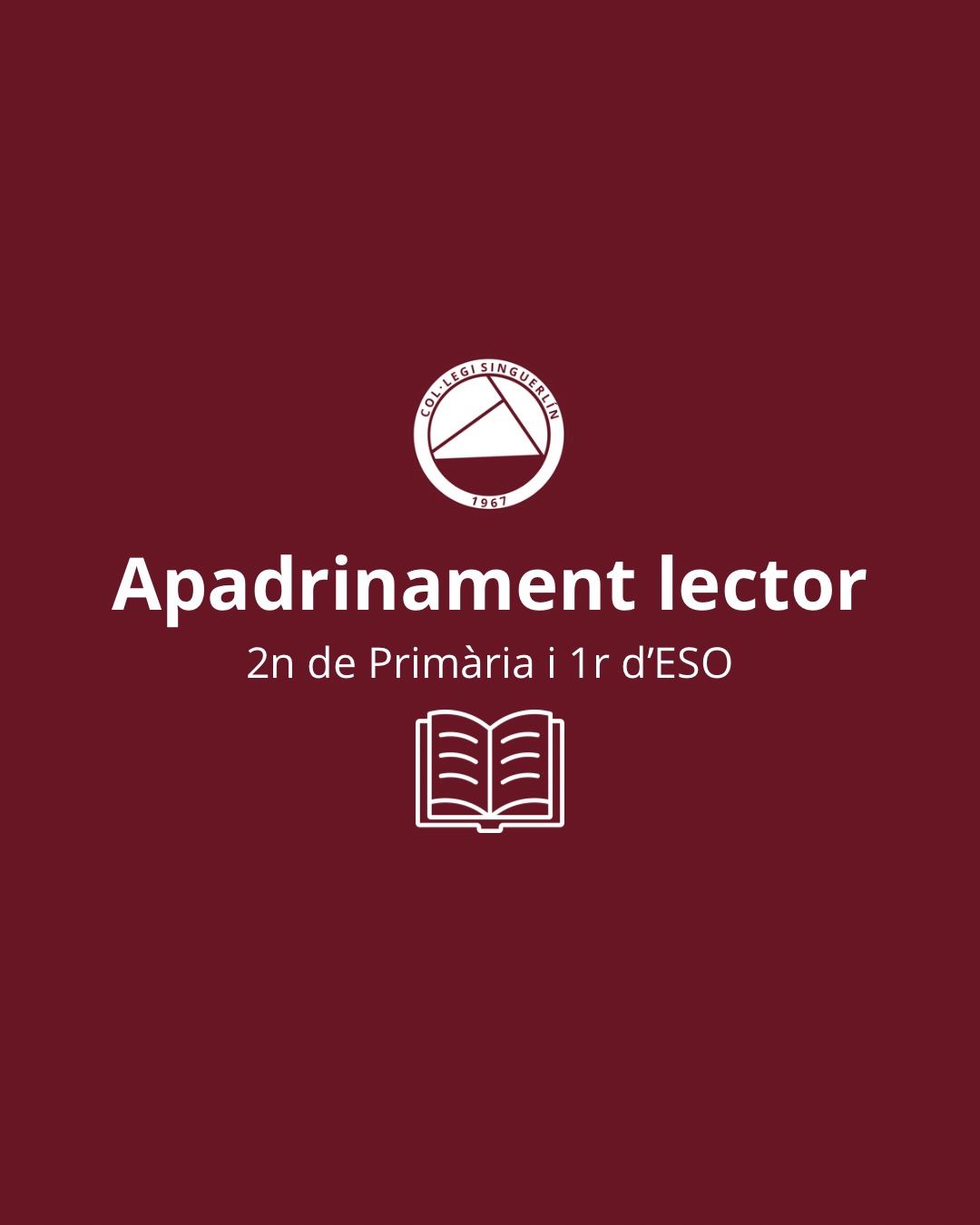 ✨ Apadrinament lector: grans i petits llegim junts ✨
Els alumnes de 1r d’ESO són padrins de lectura dels seus fillols de 2n de primària 📚💛
Cada setmana comparteixen històries i contes en diferents espais de l’escola, i avui us mostrem com gaudeixen llegint al pati 🌳📖
L’apadrinament lector ajuda a:
💡 Millorar la comprensió i fluïdesa lectora
🤝 Fomentar l’empatia i la responsabilitat
💛 Crear vincles entre cursos
Petits i grans aprenem junts i descobrim la màgia dels llibres ✨