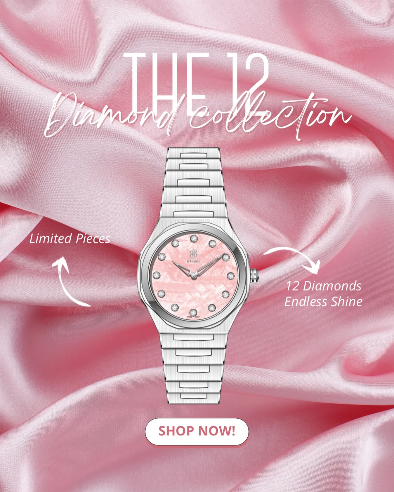 12 Diamonds. Endless Shine.
Designed for women who love timeless elegance✨
📍 Same day delivery in Dubai
📩 DM us to order
#dubai
#dubaiwatches
#dubailuxurylife
#dubaishoppingonline #bbmilano