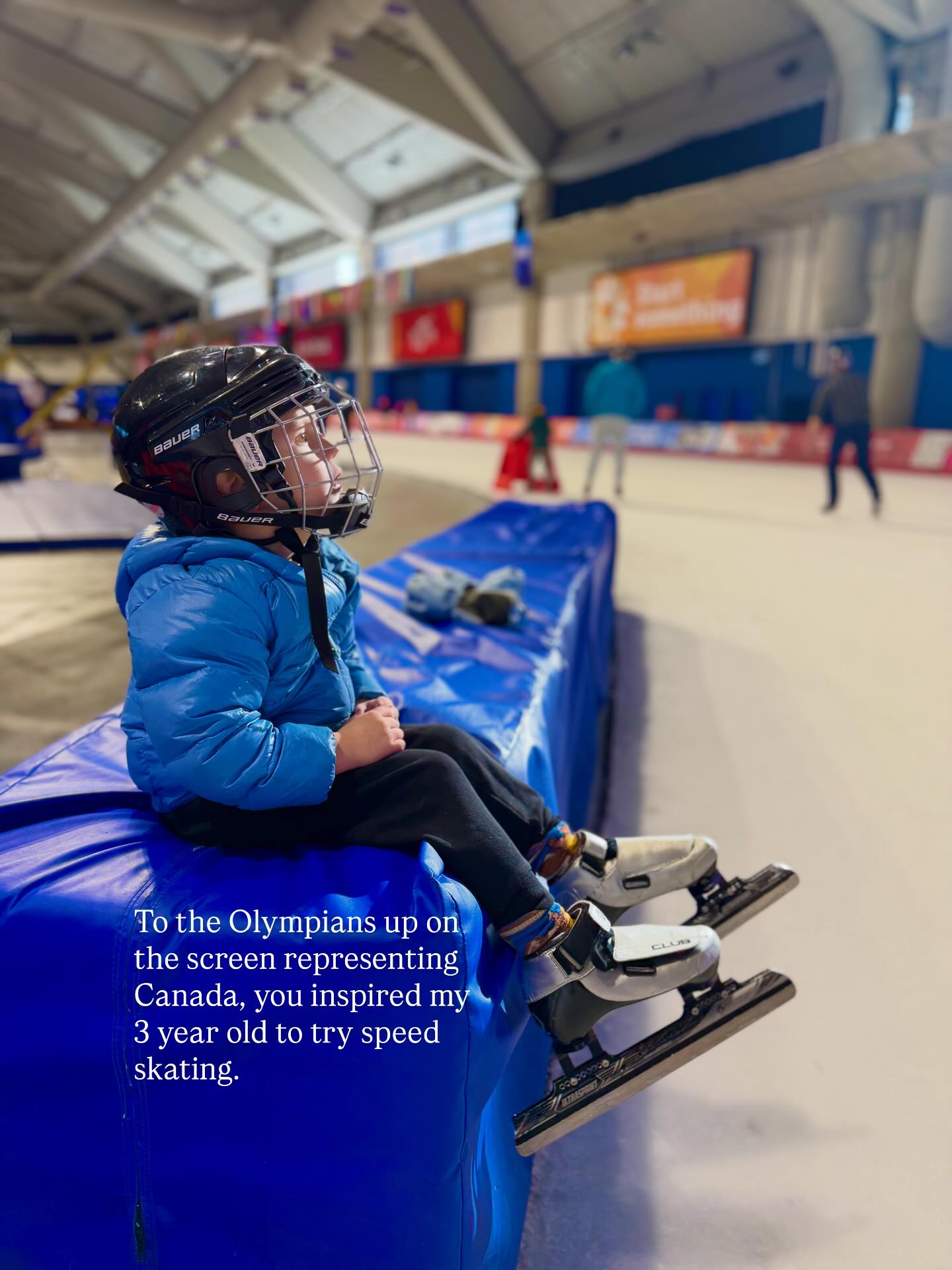 From start to finish we’ve watched every single speed skating race of the games plus so many other incredible sports too.
It’s really special to watch my kids light up with the games ✨
#gocanadago #speedskating