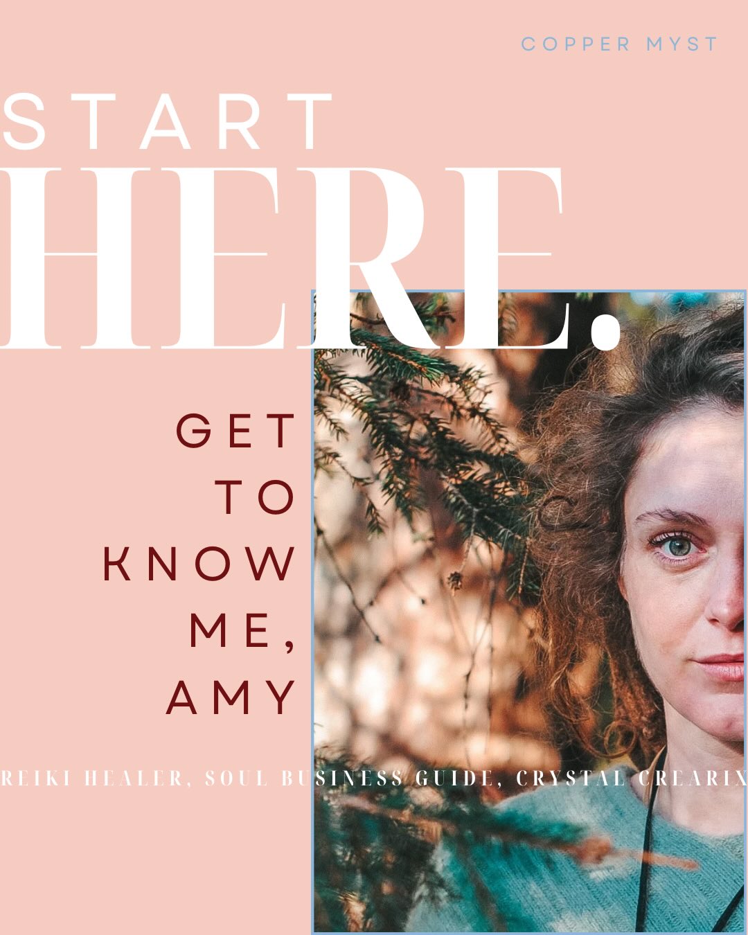 In case you’ve arrived here with no idea who I am - welcome!
I’m Amy, Reiki healer, Soul-led Business Guide, and Crystal Creatrix 💎
Copper Myst began with my crystal talismans way back in 2018, whilst I was travelling around Europe.
The seeds of the business guidance started around 2022
But that got shelved for a while as I had my own little seedling (we called him that when I was pregnant 😛) Oscar, in January 2023 🌱
Fast forward to now, Oscar is nearly 3, and I’ve spent the majority of 2025 evolving into my potential, embodying mine and Copper Myst’s true purpose -
To help other women spread their own soul gifts, as I have done with mine for 7 years here.
I offer distance Reiki and Crystal creations for everybody
My business guidance comes in the form of various digital offerings, plus 1:1 work where we combine energetic alignment with communications strategy.
DM me if you’d like to ask me any questions, purchase a talisman, or book a session 🌟
Click the link in my bio or comment ‘niche’ if you’re a soul-led business owner ready to embody her full potential, to get started with my digital courses 🥰