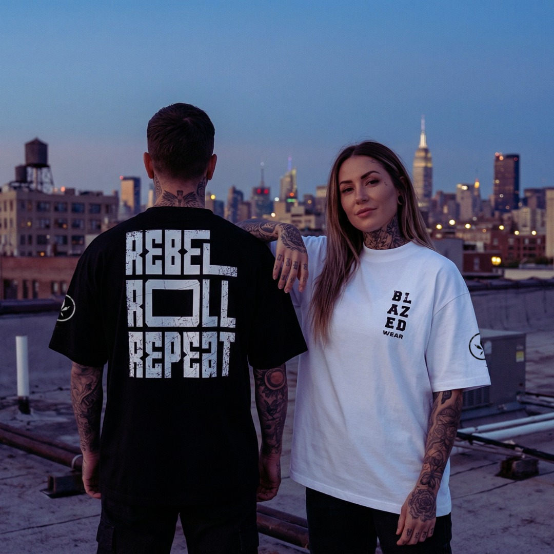 Heavyweight comfort. Clear perspective.
#blazedwear #streetwear #oversized