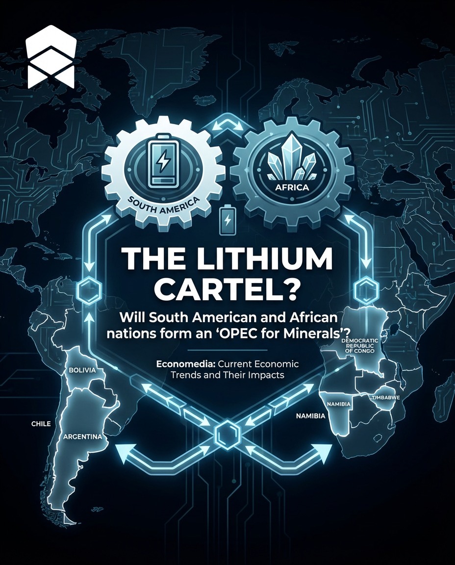 Could we be witnessing the birth of a lithium cartel? 🔋
As the world races towards electrification, South American and African nations are sitting on vast lithium reserves. Bolivia, Chile, Argentina, and the DRC hold the keys to our green future—and they're starting to realise their leverage.
An "OPEC for minerals" could reshape global power dynamics, influence EV prices, and redefine resource sovereignty. But will it happen?
What's your take? Are we heading towards a new era of resource nationalism, or will market forces keep things in check?
Read our latest analysis and join the conversation 👇
#LithiumCartel #CriticalMinerals #GreenTransition #ResourceSovereignty #GlobalEconomy
#LithiumCartel #CriticalMinerals #GreenTransition #ResourceSovereignty #GlobalEconomy