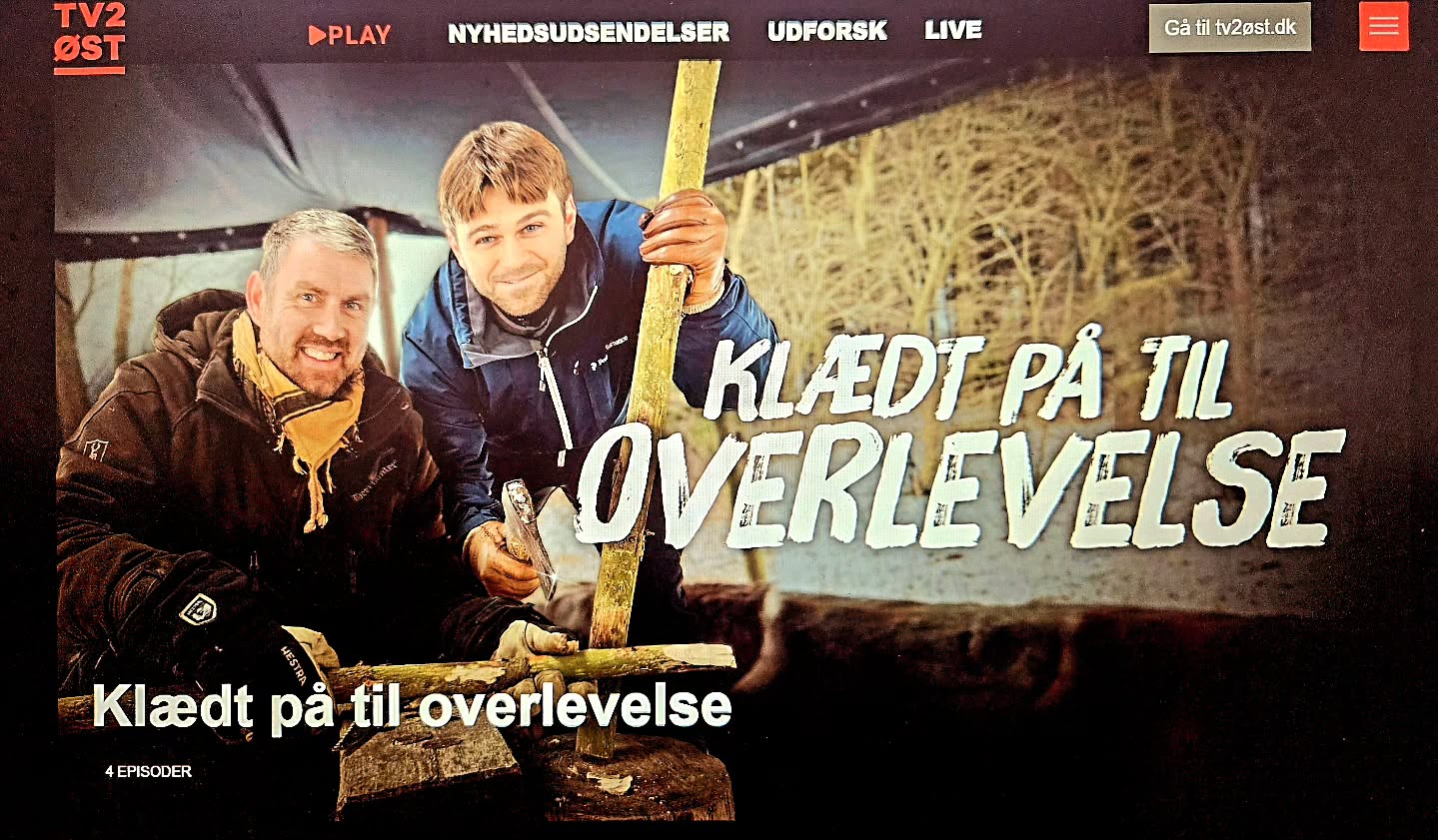 Join me and @tveast reporter David Kragh-Frederiksen when I guide him though the danish "wilderness" and teach him the basic survival skills. Tonight at TV2 Øst 19:30
"Klædt på til overlevelse"
#Bushcraft
#survival #overlevelse #keepitsimple #tv2