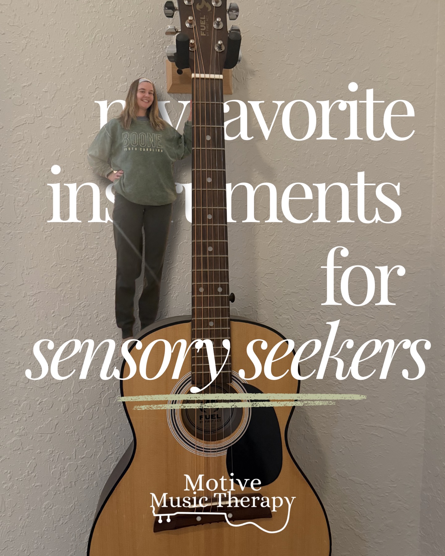 My favorite instruments for sensory seekers are basically all of them but here are a few of my favorites! 🫶🏼
For my fellow sensory seekers 🎶✨
The guitar you those deep, grounding vibrations you can feel in your chest. The cabasa offers that satisfying rhythmic swirl and tactile feedback in your hands. The piano surrounds you with rich layers of sound—soft and gentle or bold and powerful. The lollipop drum adds playful, steady beats that are both calming and regulating. And the ocean drum? Pure magic. 🌊 It’s like holding the sound of waves in your hands—soothing, immersive, and endlessly mesmerizing.
These instruments aren’t just music-makers—they’re full-body sensory experiences. 💛🎵 #SensorySeeking #MusicTherapy #Regulation #Neurodiversity #SensoryPlay