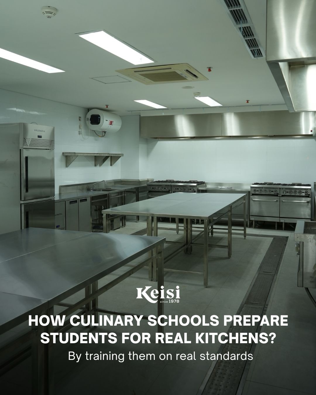 Professional chefs are not shaped by theory alone.
They are trained through daily exposure to real equipment, real workflows, and real operational demands.
At Politeknik Jakarta International (JIHS), the main kitchen is equipped with durable, industry-standard machinery designed to mirror professional hotel and restaurant environments. This allows students to develop technical confidence, discipline, and consistency long before entering the industry.
Keisi supports culinary education by delivering reliable equipment, proper installation, and systems built to withstand intensive daily training.
Because preparing the next generation of chefs starts with giving them the right tools.
#KeisiIndonesia #CommercialKitchen #CulinaryEducation #HospitalityTraining #ProfessionalKitchen