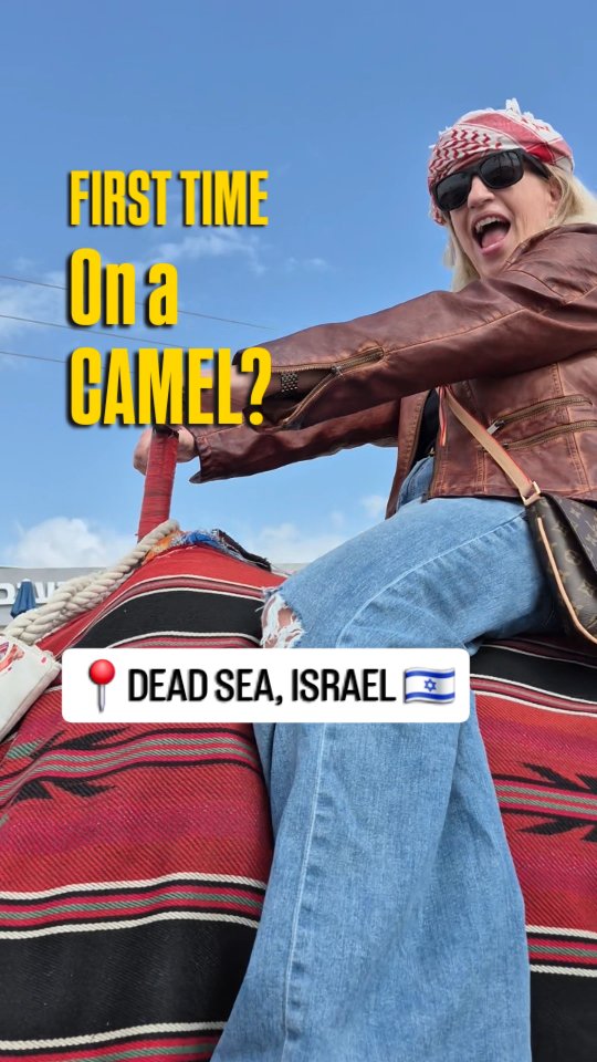 Have you ever rided a camel? Let me take you on a private tour in Masada, the Dead Sea and the Judean desert and you'll ride a camel for your first time! Contact me on your next visit in Israel!
#israel #tourguide #visitisrael #deadsea #camel