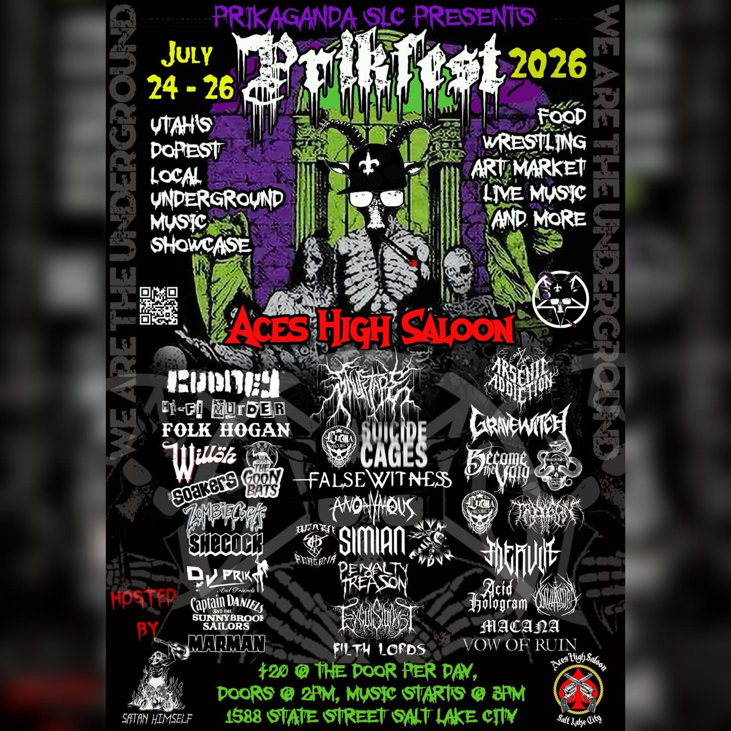 Sorry about the mixup. THE OFFICIAL LINEUP is here!