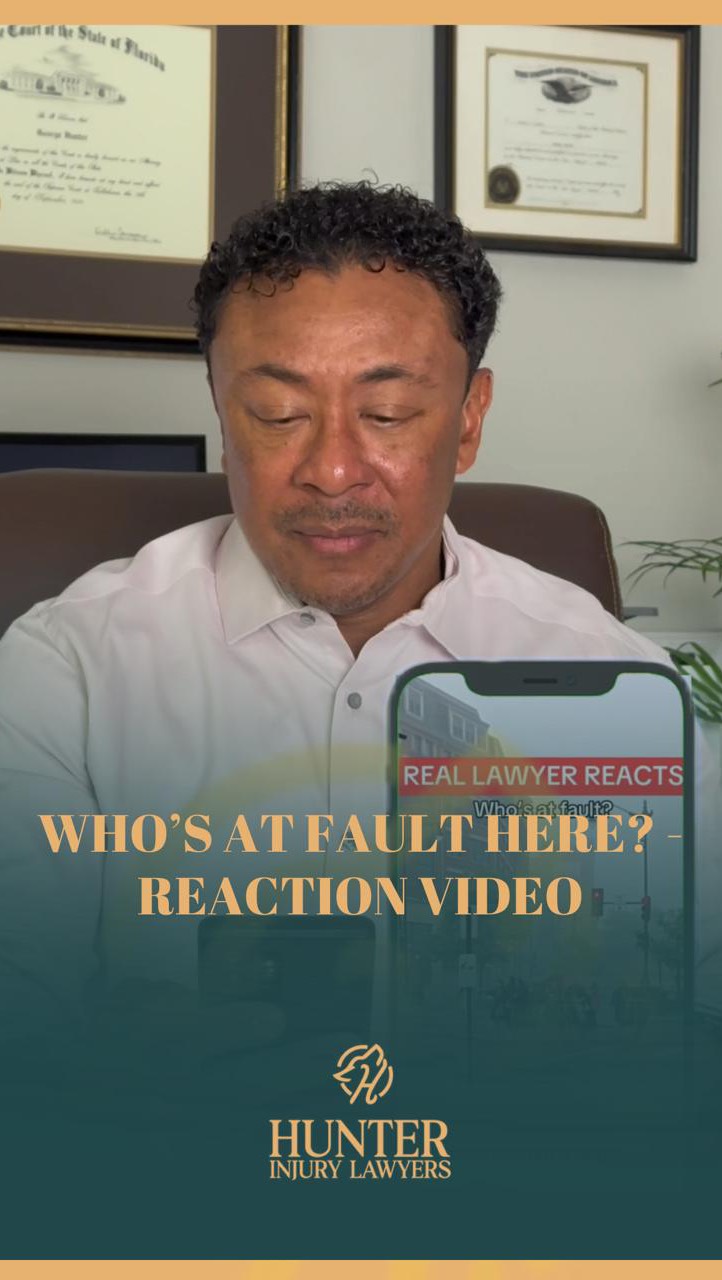 🚦 Who’s at fault here: the driver or the pedestrian?
Based on what’s visible in the video, it appears the pedestrian had the walk signal while the driver may have entered the intersection against a red light.
In situations like this, drivers approaching intersections have a duty to remain alert and yield to pedestrians in the crosswalk. When a pedestrian is lawfully crossing and is injured, fault often falls on the driver.
Every case depends on the facts, but right of way and traffic signals matter.
What did you see in this video?
Share your thoughts in the comments.
#PedestrianAccident #RightOfWay #FloridaLaw #TrafficSafety #LegalEducation InjuryLaw CrosswalkSafety HunterInjuryLawyers