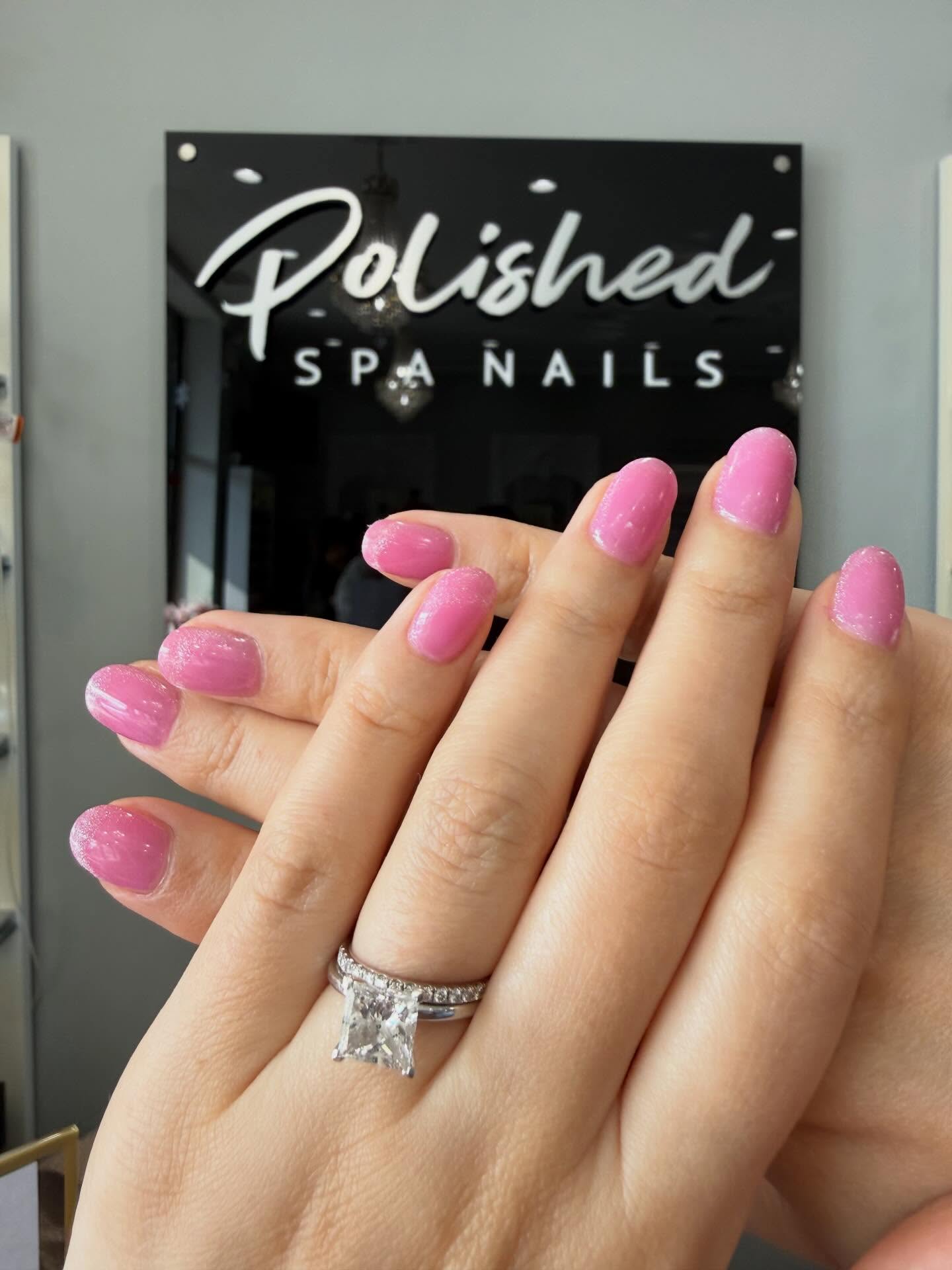 Silver Cat Eye with Pink base ๐๐๐
#polishedspanails #cateye #nailsnailsnails #pinknailslover๐
โค๏ธ