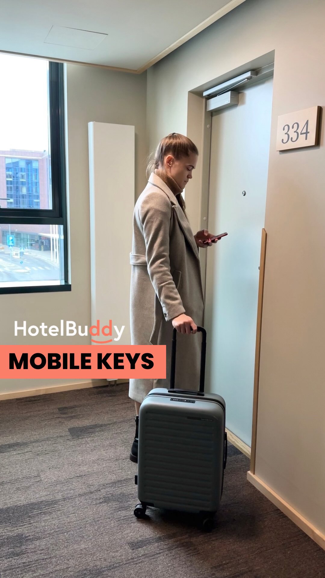 In 2026 your phone is your room key. 📲🔑
If your hotel uses HotelBuddy, here’s how to open your hotel room door with mobile keys:
👉 Step 1: Check your email
Before arrival, you’ll receive an email from the hotel inviting you to register online.
👉 Step 2: Complete online check-in
Fill in your details directly on your phone.
👉 Step 3: Go to your room
Once your room is ready, head straight to the door.
👉 Step 4: Tap “Open Door”
Open the link from the email to access your Hotelbuddy dashboard and press Open Door. It works in any web browser, no need to download apps.
✨ And you’re in.
Next time you get that online check-in email — don’t ignore it. It just makes life so much easier!