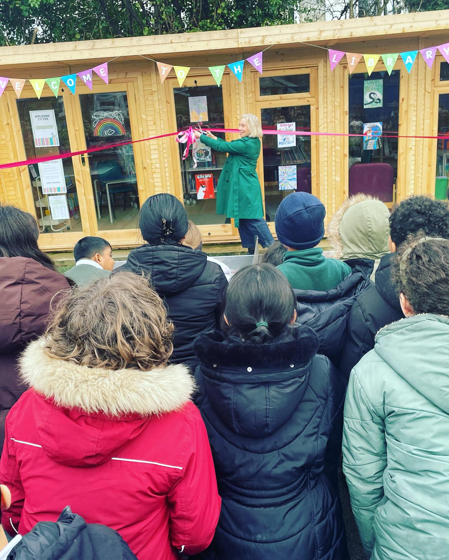 It was a huge honour and a total joy to open a brand new beautiful library at Stepney Greencoat Primary School in Tower Hamlets. Thank you so much to the school for inviting me, and to Polly at @bricklanebookshop for organising everything and selling books.
In this #nationalyearofreading2026 it was wonderful to see the children’s excitement at having a school library and the opportunity to choose their own books to borrow. Some of the children are even writing their own books which will have a special section in the library! #goallin2026 @nosycrow