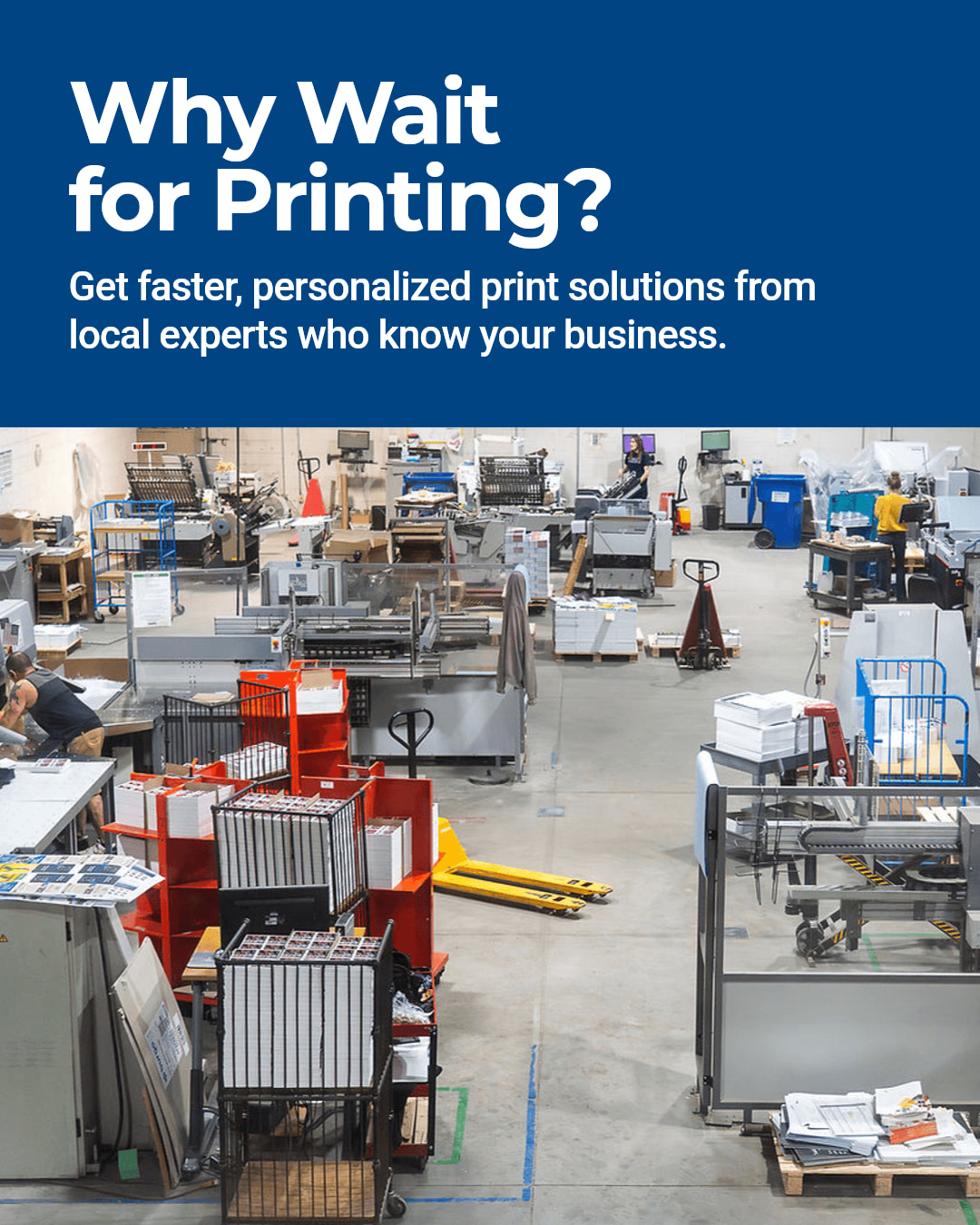 Faster turnaround and personalized service, here's why local printing experts are your business's best choice! Skip the long waits and get print solutions tailored just for you, right in your community. Ready to see the difference local makes?