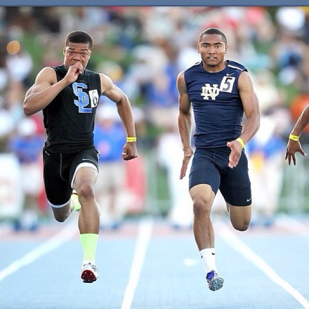 #tbt Cali state meet last year my face is killing me though #speedtraining #trackcoach #trackandfield