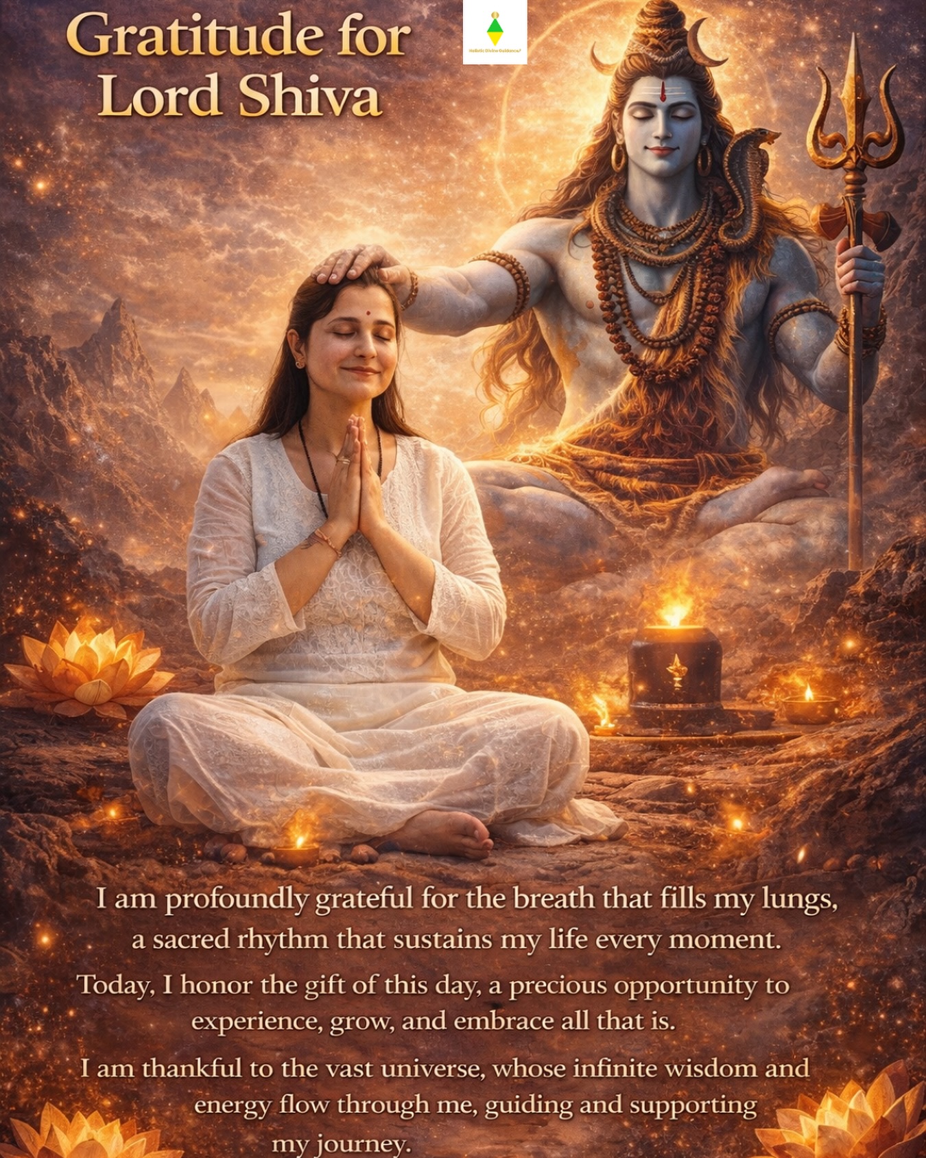 In the divine presence of Mahadev, I surrender my worries and embrace gratitude. 🤍
Every breath is a blessing, every moment is guided, every step is protected.
With folded hands and a grateful heart, I trust the journey He has written for me. 🕉️
Har Har Mahadev 🔱✨
.
.
#Gratitude #LordShiva #HarHarMahadev #MahadevBlessings #DivineGuidance SpiritualJourney HolisticHealing FaithOverFear ShivaShakti InnerPeace BlessedAndGrateful PositiveVibes SpiritualAwakening TrustTheUniverse HealingEnergy
