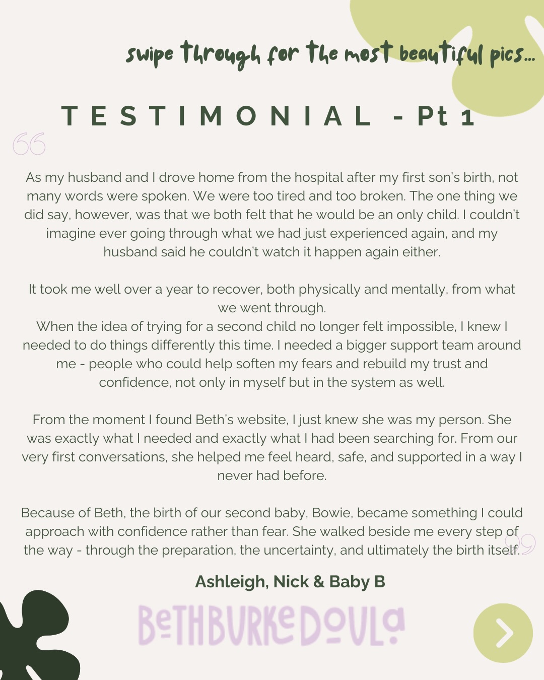 Oh my darling Ash. I will never not cry after reading this!
Ash worked so hard to prepare herself for a VBAC. She did all of the things. All.of.them. She prepared physically and mentally and she had her support team backing her up. Waiting in the wings for whatever she needed. When babe was found to be breech at 41 weeks, what she needed changed dramatically, and we all pivoted. No one more than Ash.
The strength and surrender she showed in those hours was something I’ll never forget. I was, and am, in awe.
I had the honour of sitting by her and Nick’s side in theatre as they met their boy in a maternal assisted cesarean. The most extraordinary experience. Not because it was the first maternal assisted cesarean I had witnessed, but because I got to be beside Ash after all she had been through.
Thank you for having me, my friend x
#doulatestimonial #melbournedoula #doula #maternalassistedcaesarean