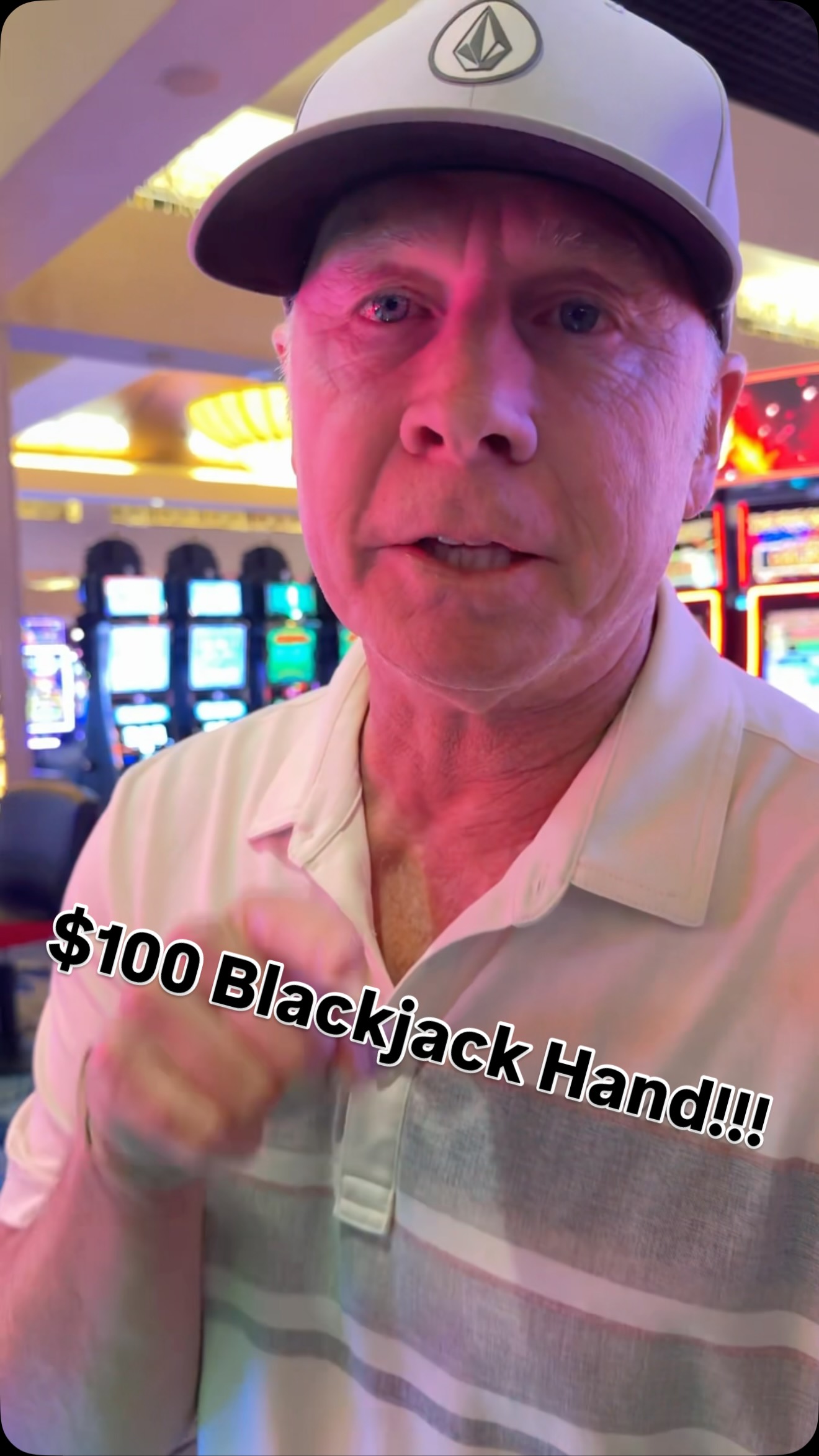 $100 Blackjack Hand! #casino #comedy #fyp #reels #blackjack