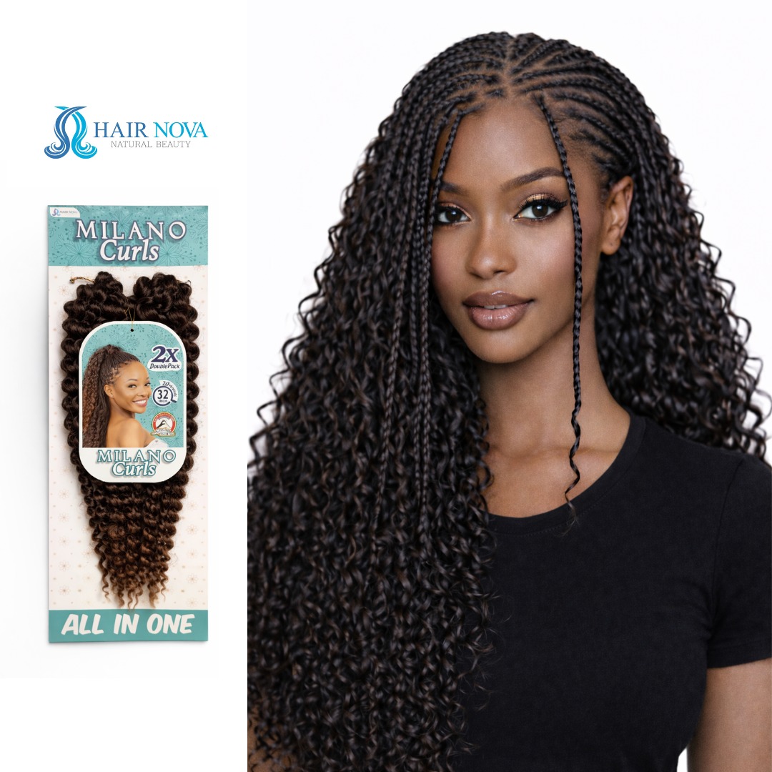 Luxury in every strand
Our premium pre-stretched Milano Curl braiding hair gives you flawless knotless braids with soft, bouncy curls . Lightweight. Tangle-free. Long-lasting shine.
Create salon-quality magic every time.
#HairNova #milanocurls #protectivestyles #braidshairstyle #curls #HairNova #hairnovasa #braidstyles #braidhairstylesforladies #BraidingHairExtensions #braidinghairsuppliersouthafrica #BraidingHairIdeas #knotlessbraids #braidhairstylistnearme #braidinghairsalonsnearme #braidinghairforsalenearme #braidstutorial #braidswithcurls