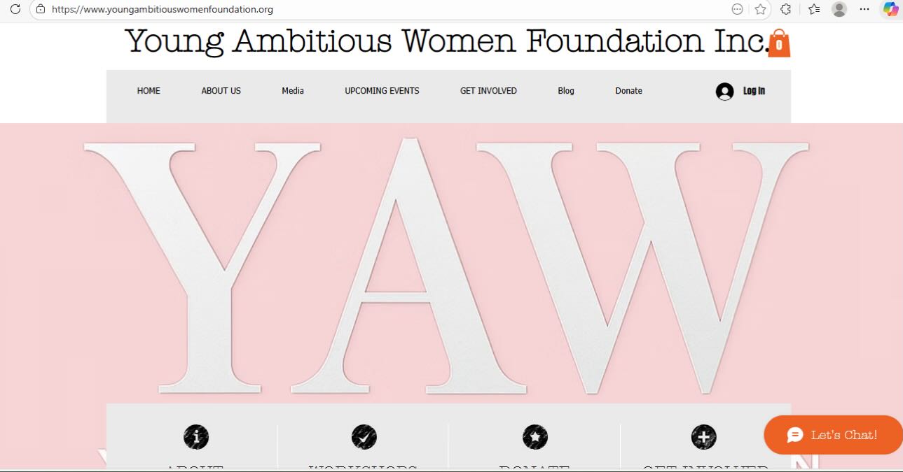 What if the lesson you learned the hard way could become someone else’s blueprint?
The YAW website is officially LIVE. 🤍
You can now donate, volunteer, or share your story with our community of ambitious young women.
We’re building something intentional. Something impactful. Something bigger than us.
Tap the link in our bio and join the movement.
Don’t hog your journey!