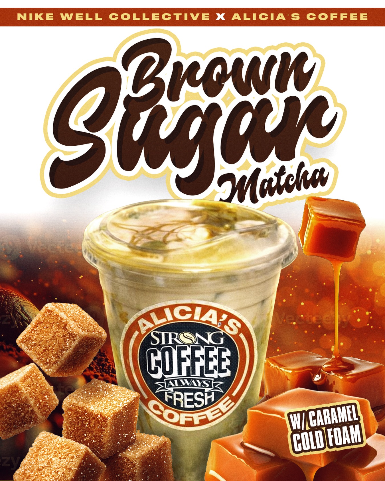 @nike x @aliciascoffeellc equals the
“Brown Sugar Matcha”
Partnership are important especially for small businesses.
Thank you @bigmicmuzik