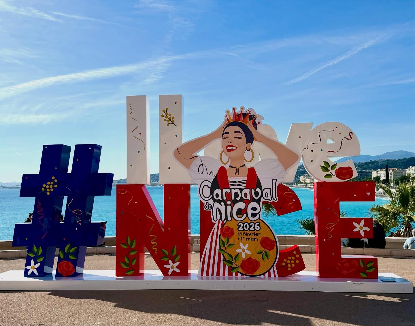 Yes, we love…and it’s Carnaval time! #nicefrance #cotedazurfrance #nicelove #travelbloggers #retireandtravel